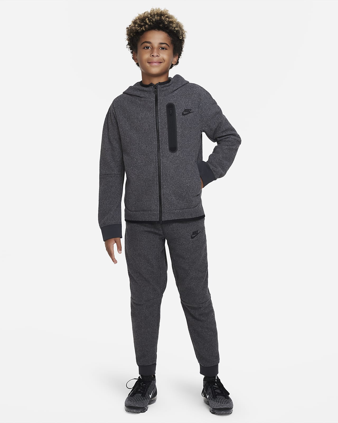 Sportswear Tech Fleece Big Kids' (Boys') Winterized Hoodie. Nike.com