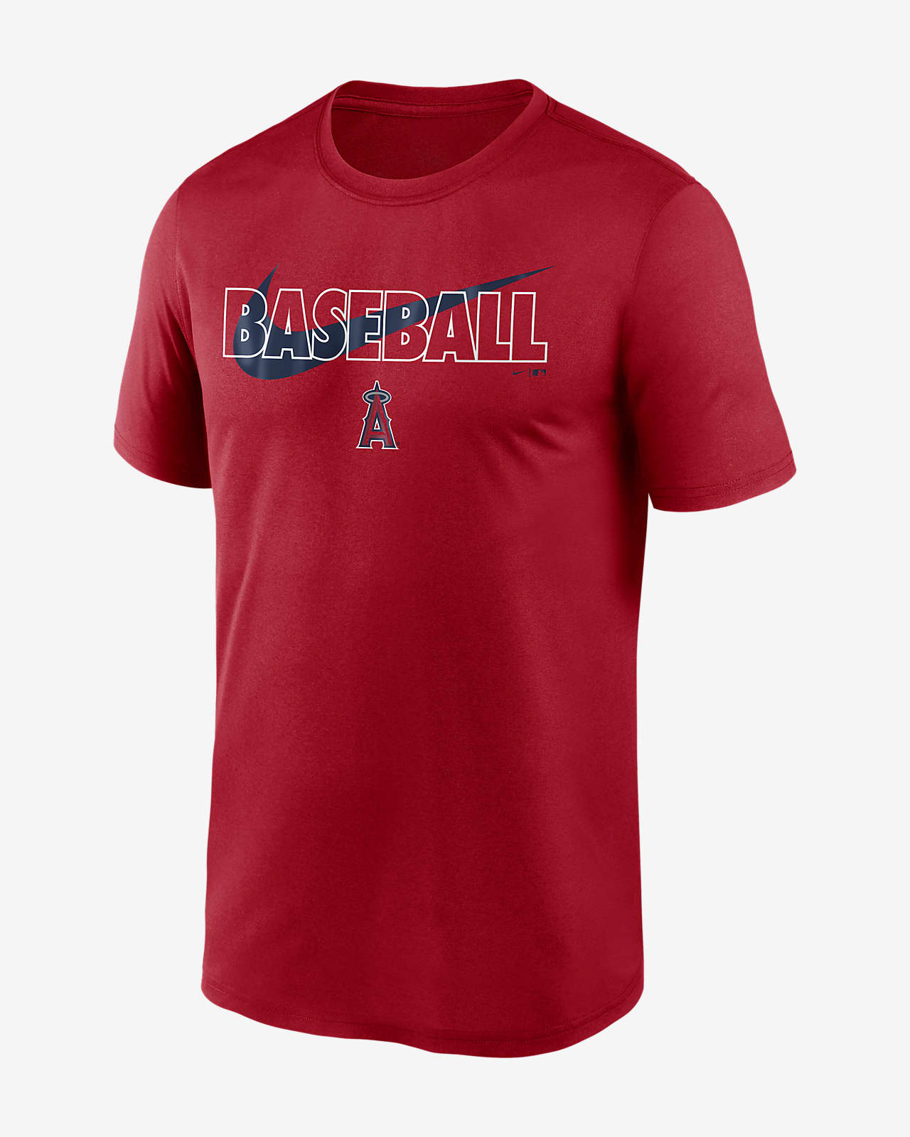 Nike Dri-FIT City Swoosh Legend (MLB Los Angeles Angels) Men's T-Shirt ...