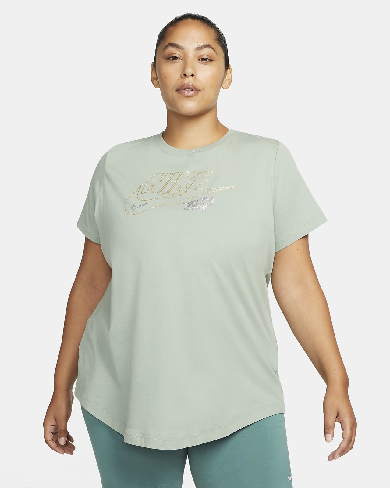 Sportswear Women's Glitter T-Shirt (Plus Size). Nike.com