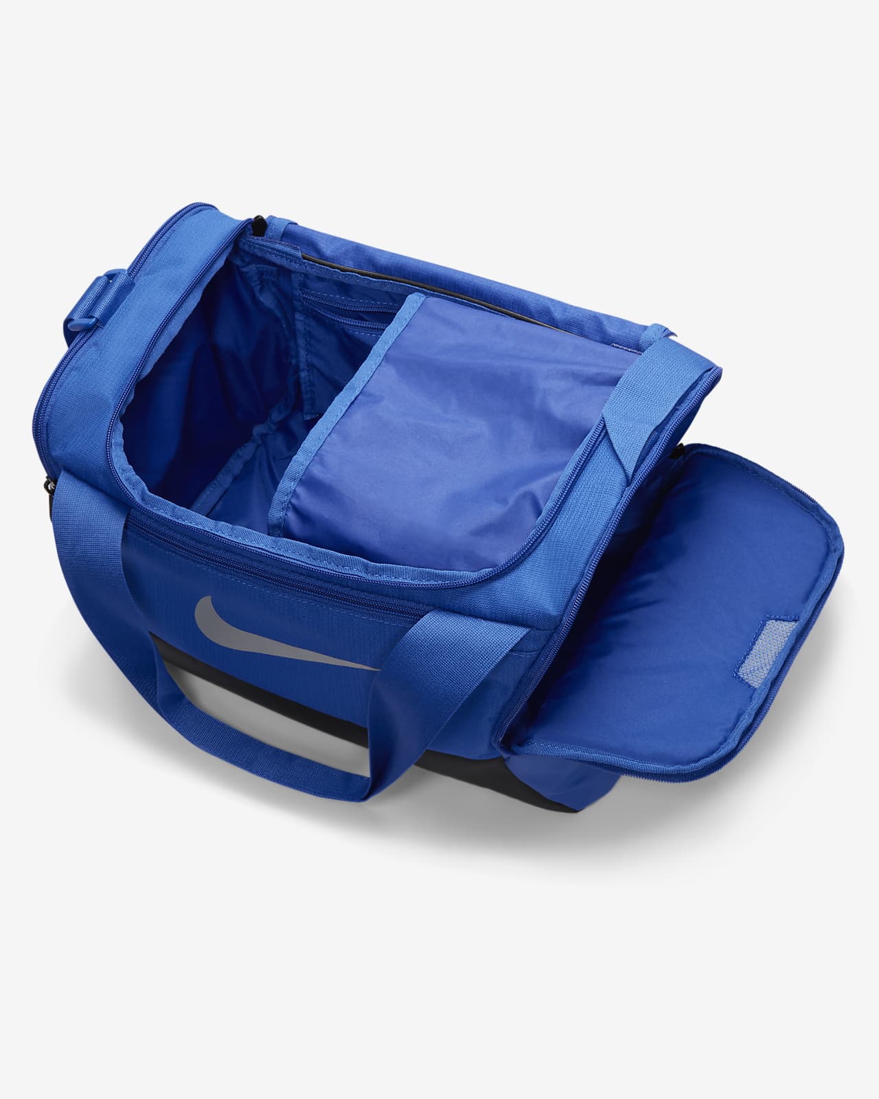 Nike Brasilia Printed Duffel Bag (Extra Small, 25L) - Blue