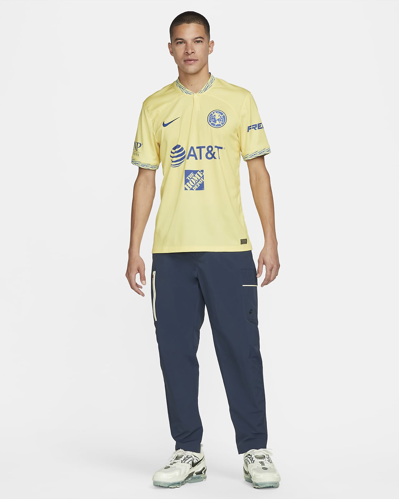 Club América 2022/23 Stadium Home Men's Nike Dri-FIT Soccer Jersey.