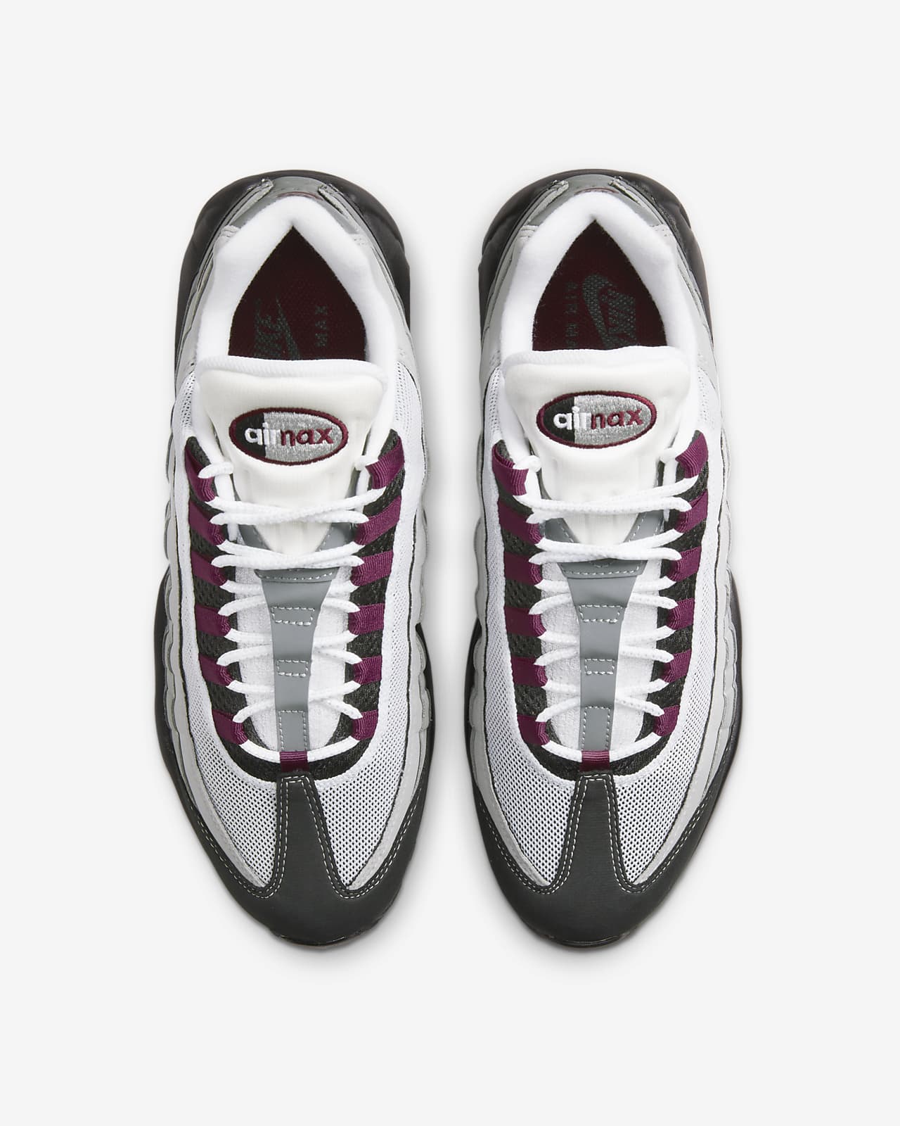 本物 Nike Air Max 95 パール グレー ダーク ビートルート