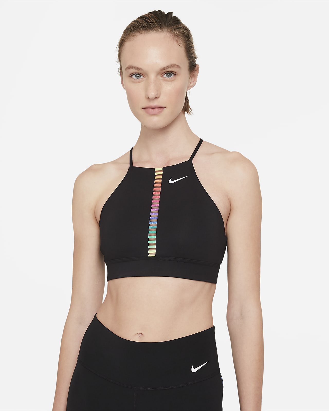 nike high neck sports bra