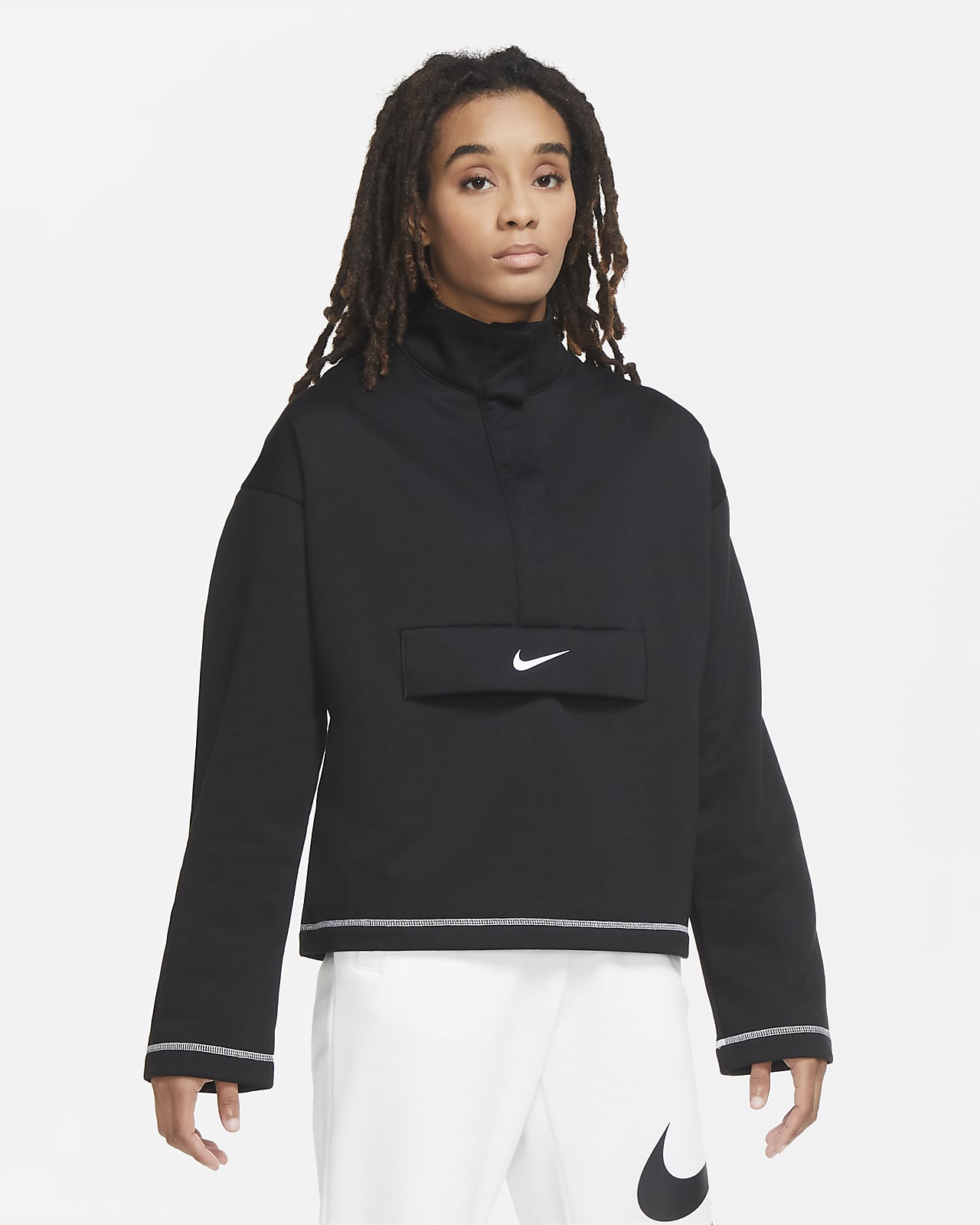 nike fleece top womens