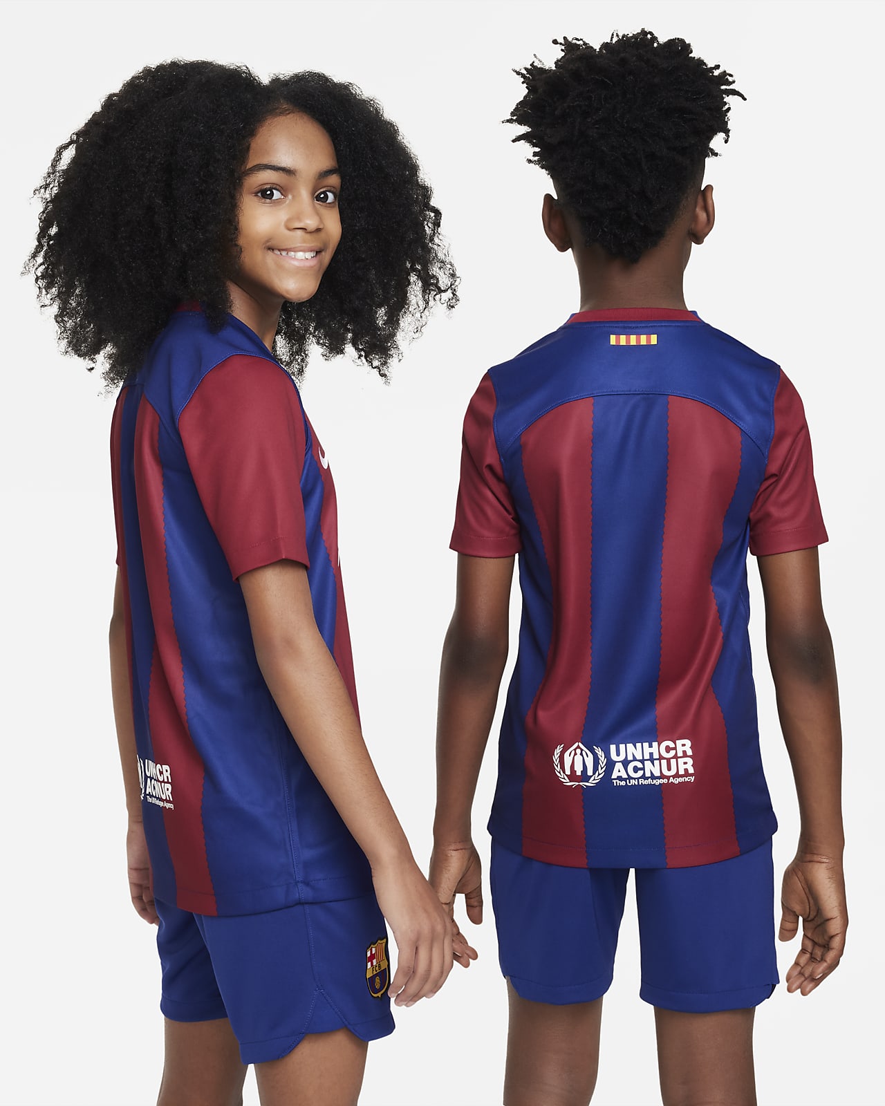 Primera equipación Stadium FC Barcelona 2023/24 Camiseta de fútbol Nike  Dri-FIT - Niño/a