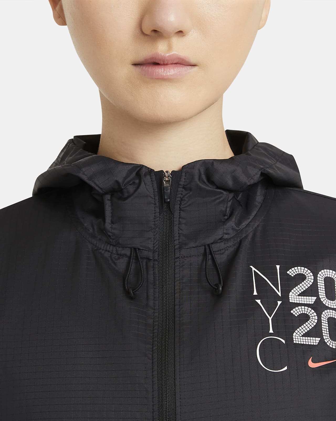 nike essential full zip running jacket