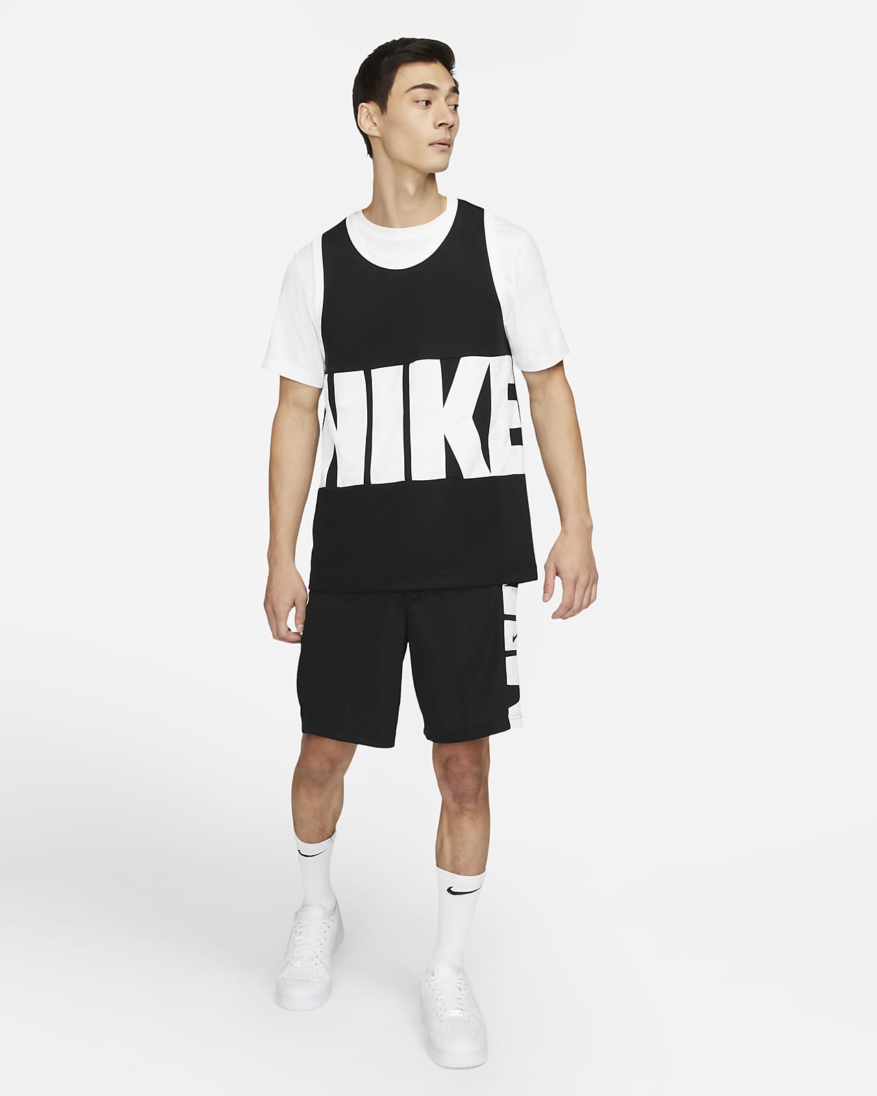 white nike basketball jersey