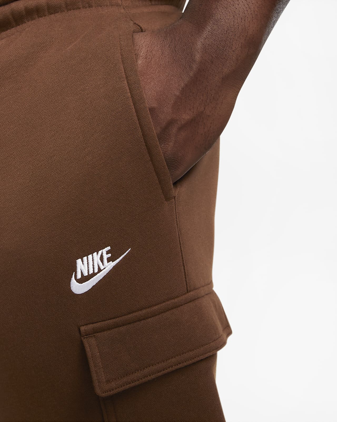 Nike Sportswear Club Fleece Cargo Pants Charcoal Heather/Anthracite/White  Men's - US