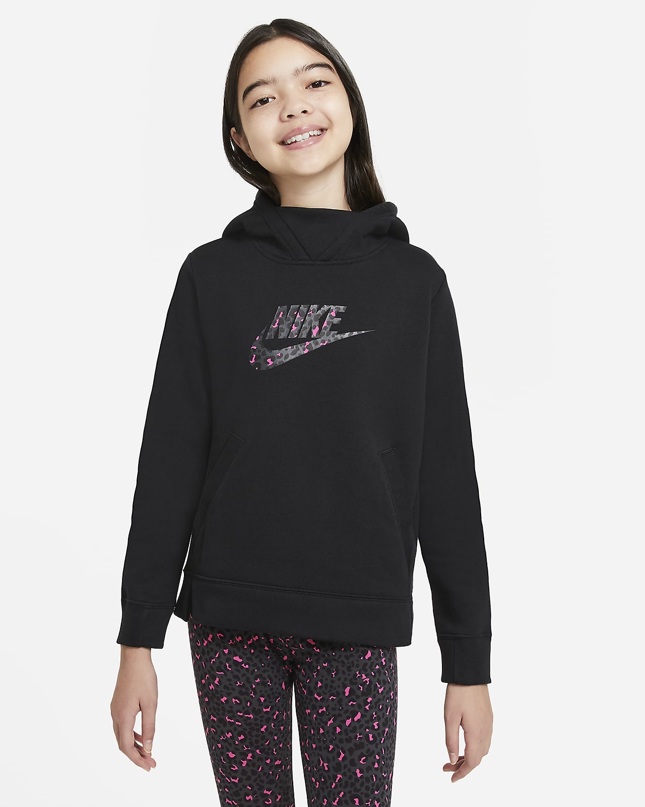 Nike Sportswear Genc Cocuk Kiz Kapusonlu Sweatshirt U Nike Tr