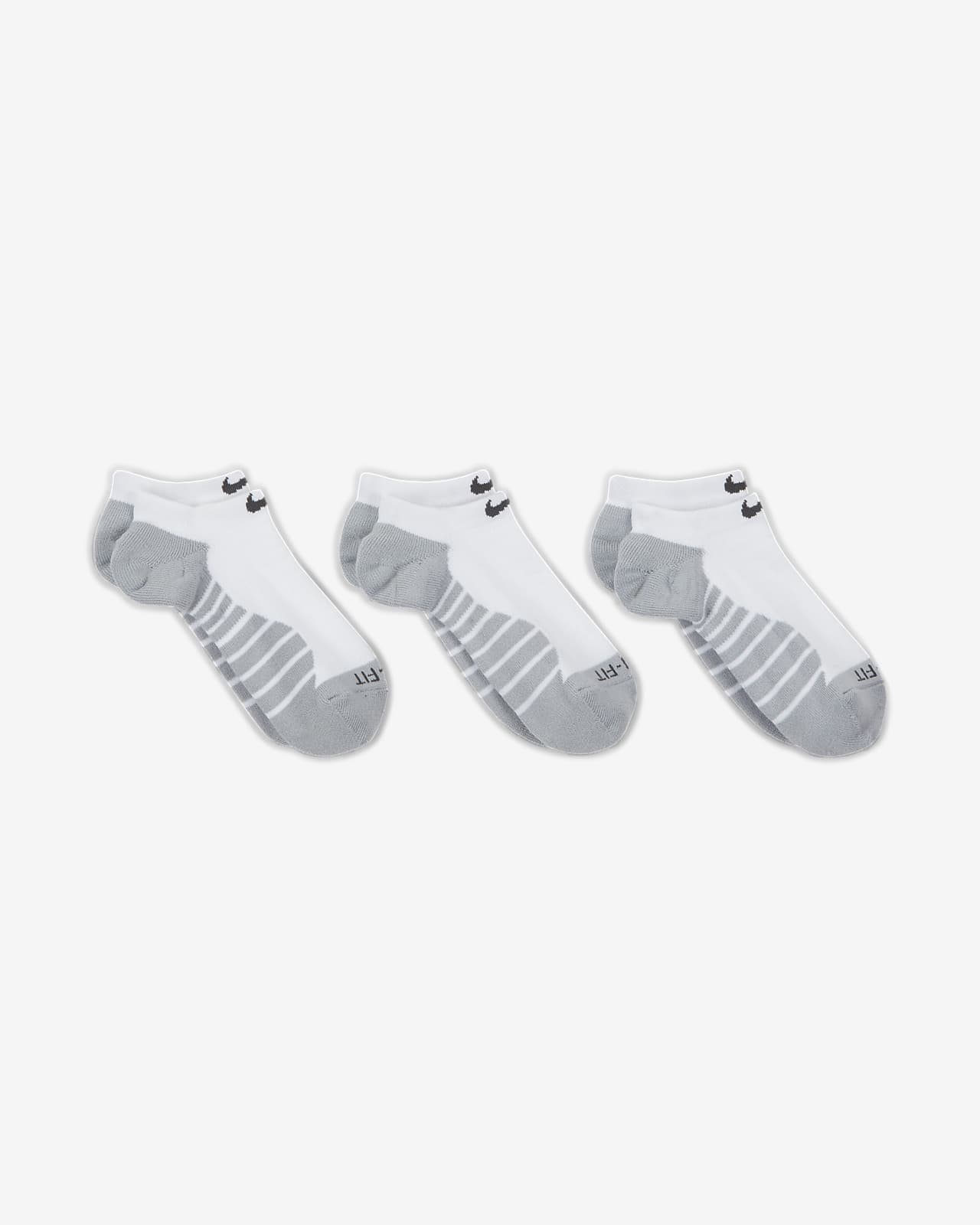 nike everyday max cushioned no show socks