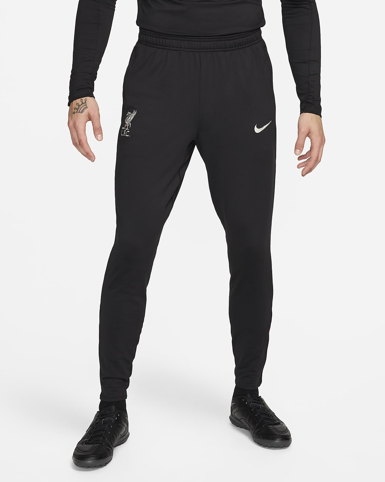 Calças de futebol de malha Nike Dri-FIT Strike Liverpool FC para homem