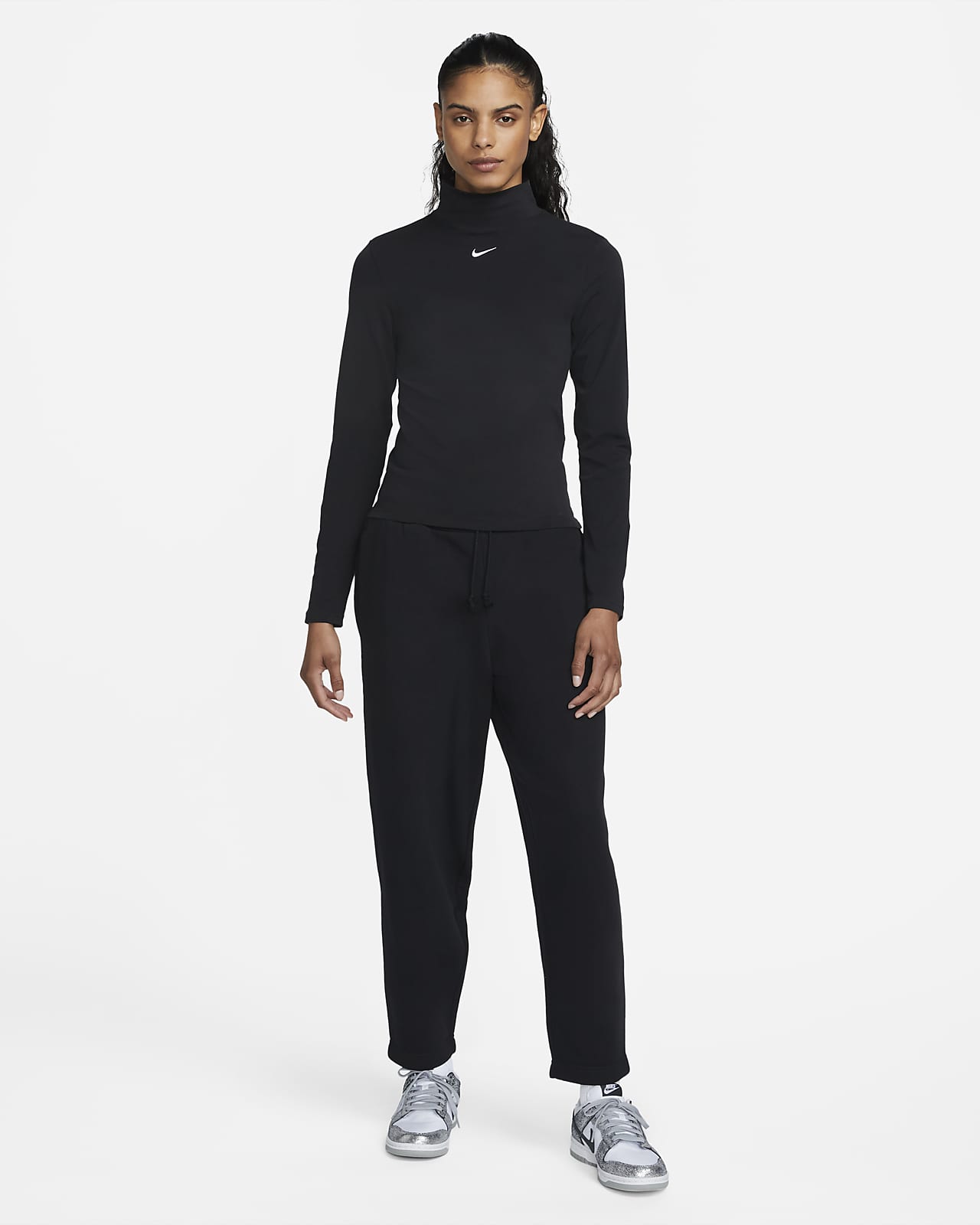 Sportswear Phoenix Fleece Pantalón de chándal de talle alto curvo - Nike