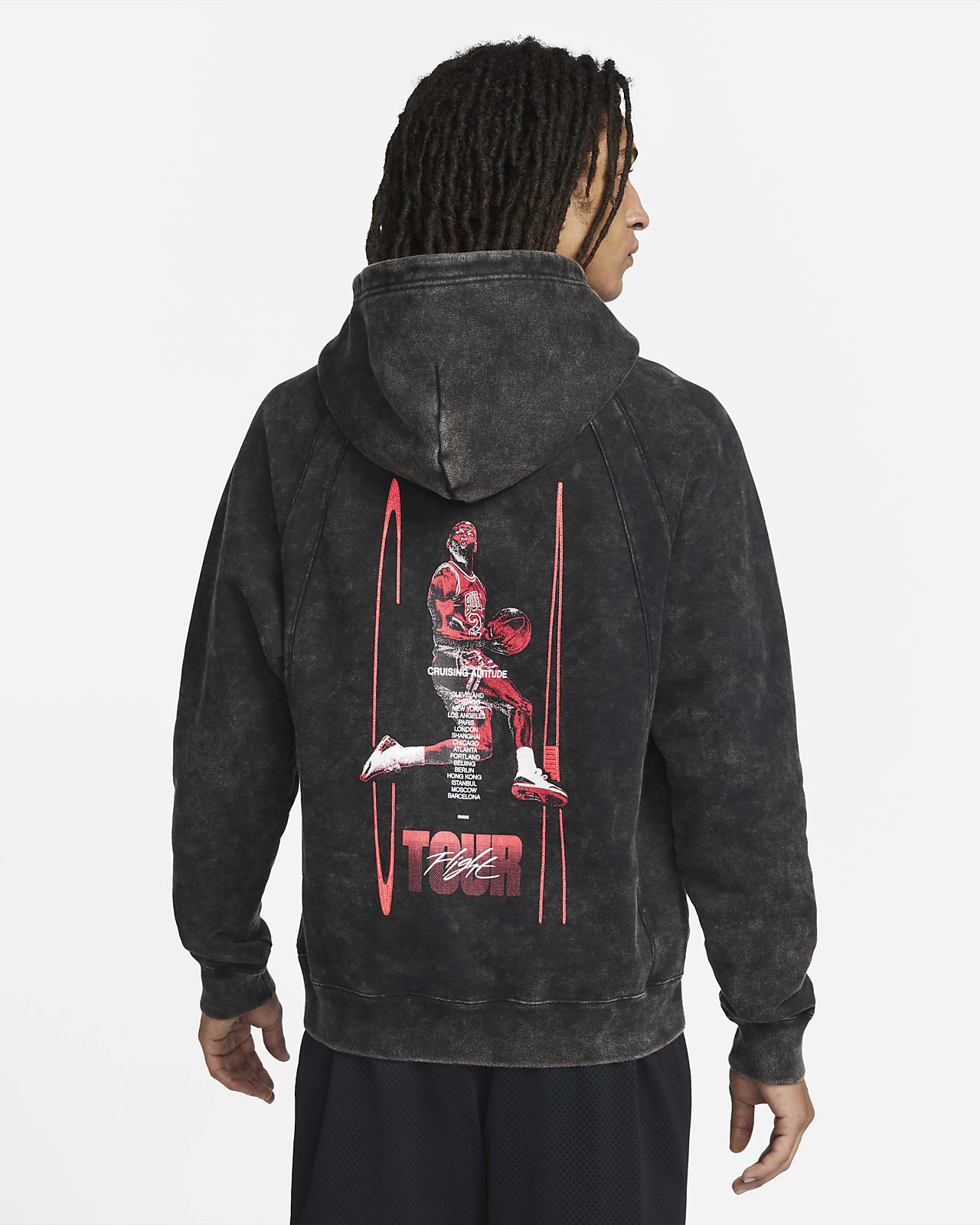 Sudadera con gorro sin cierre de tejido French Terry para hombre Jordan  Flight Heritage. Nike MX