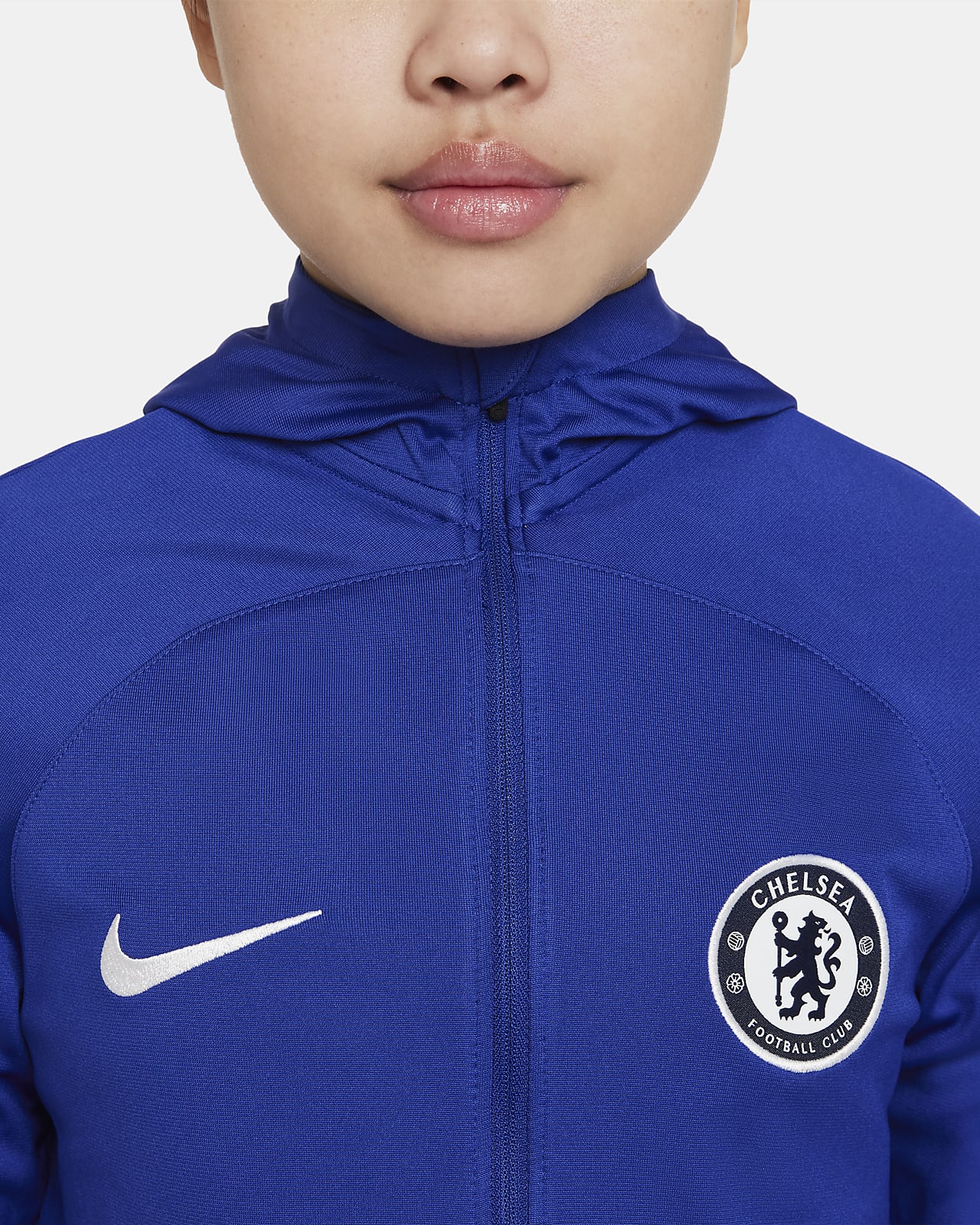 Chelsea Strike Chándal de fútbol de tejido Knit Nike Dri-FIT - Niño/a. Nike ES