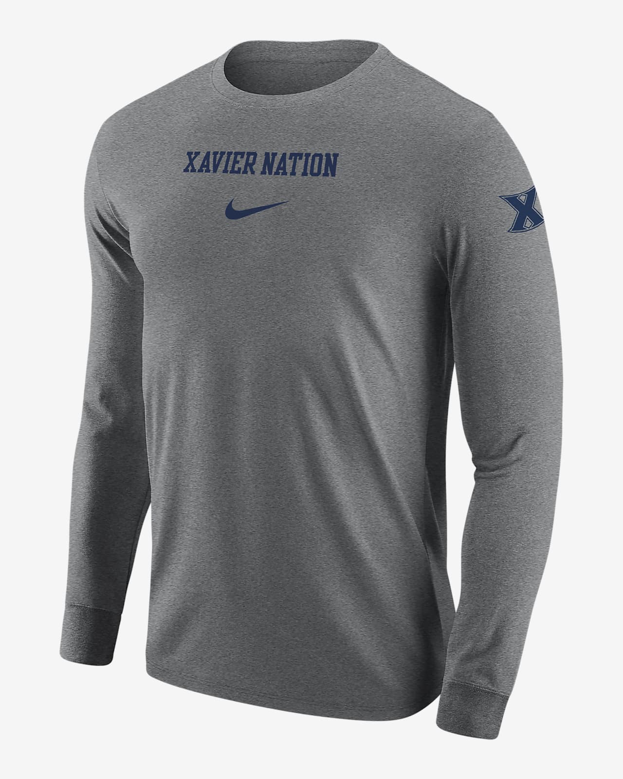 Xavier Men's Nike College Long-Sleeve T-Shirt