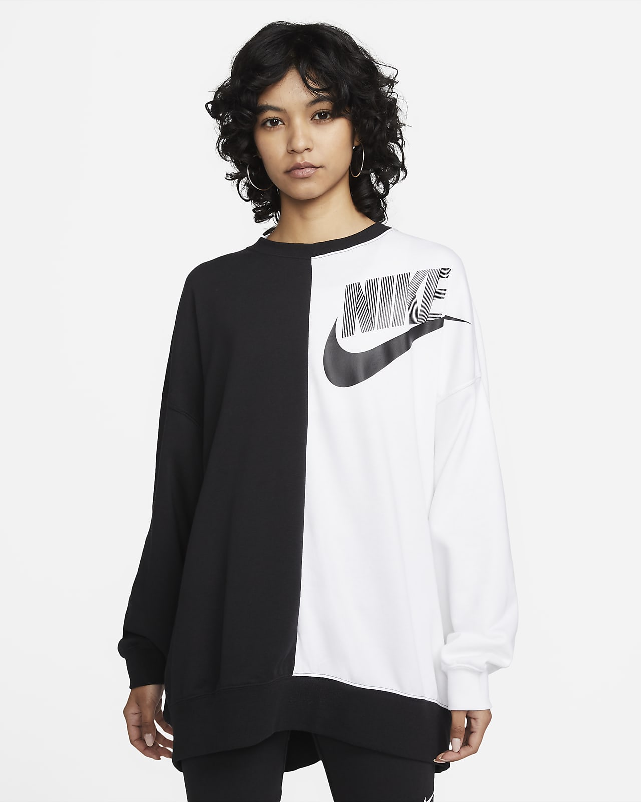 Sweatshirt de dança de lã cardada extremamente folgada Nike Sportswear