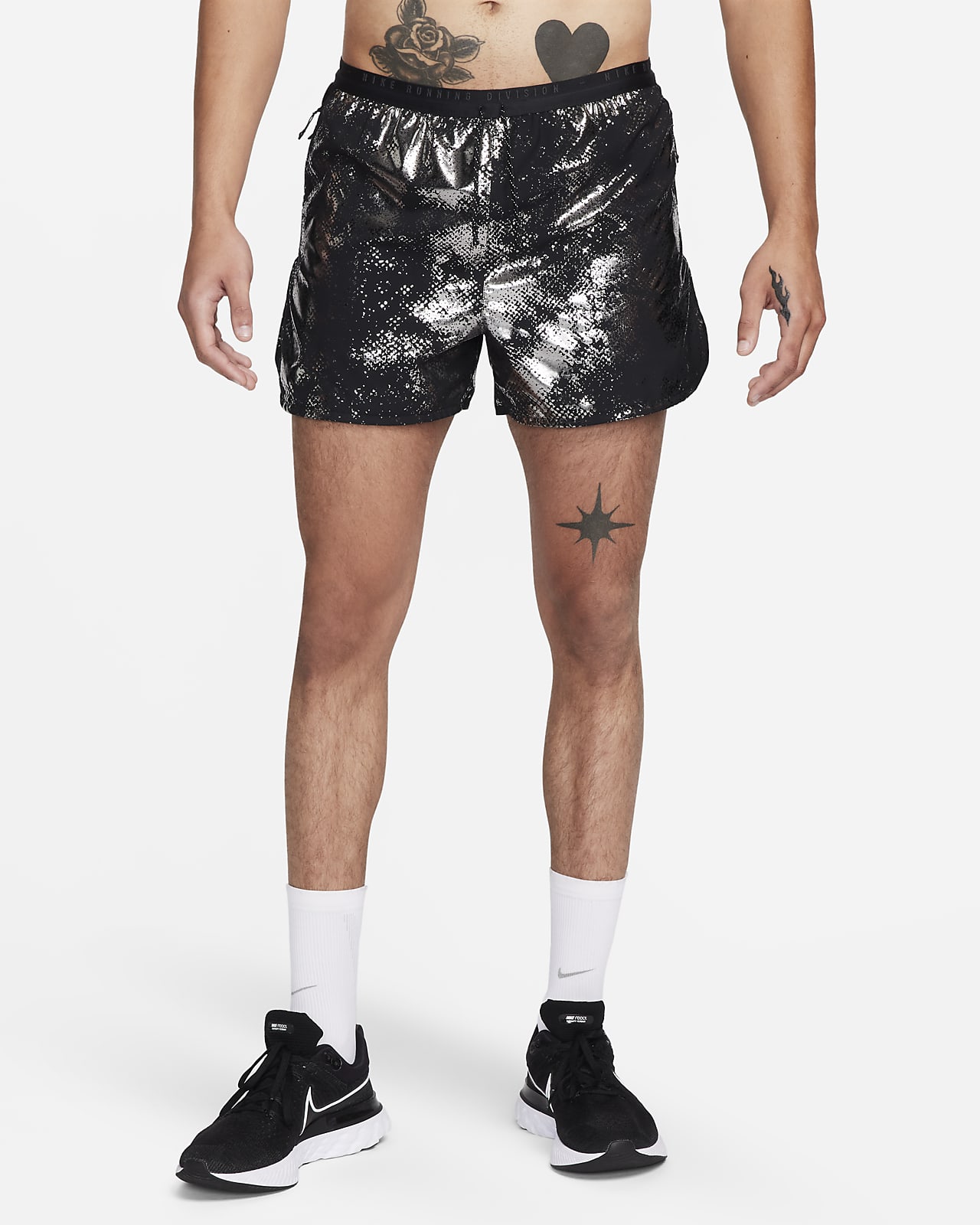Nike Dri-Fit Men’s Running Shorts Size Large w/Liner Lightweight High Side  Slit