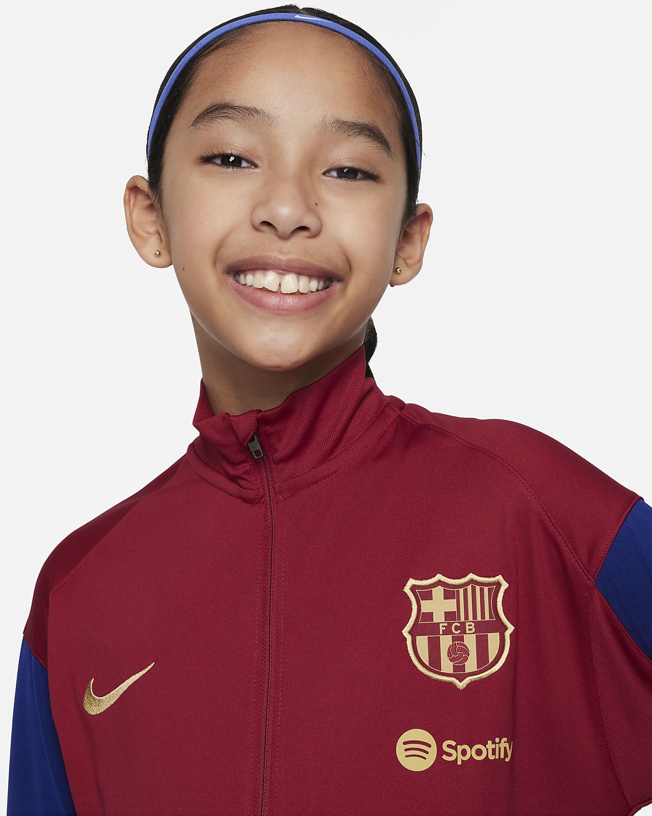 Chándal Nike Barcelona niño Dri-Fit Strike Hoodie UCL