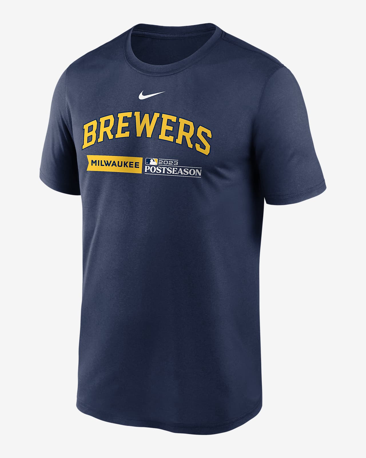 Milwaukee Brewers 2023 MLB Postseason Dugout Men's Nike Dri-FIT MLB T-Shirt