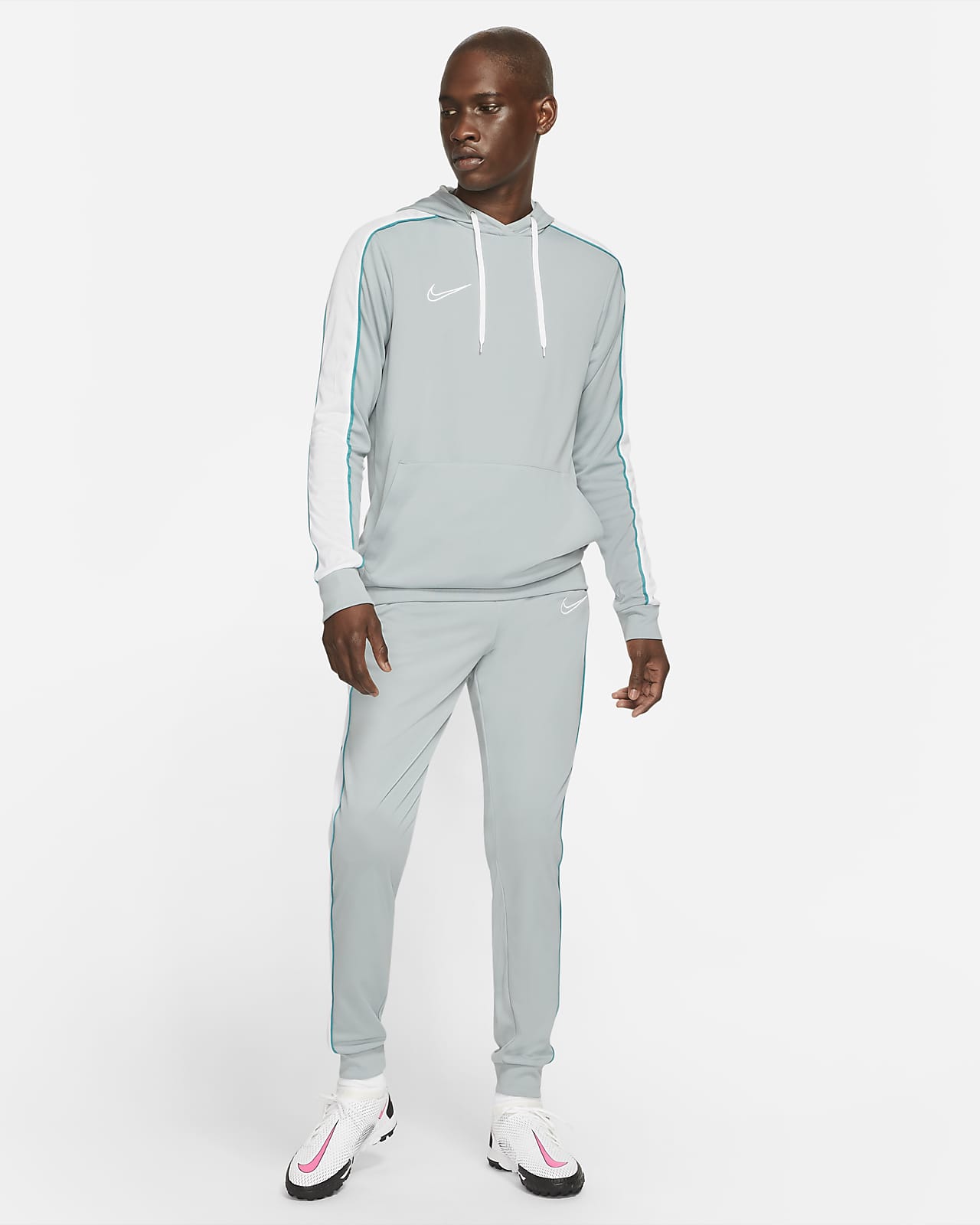 grey nike dri fit tracksuit bottoms