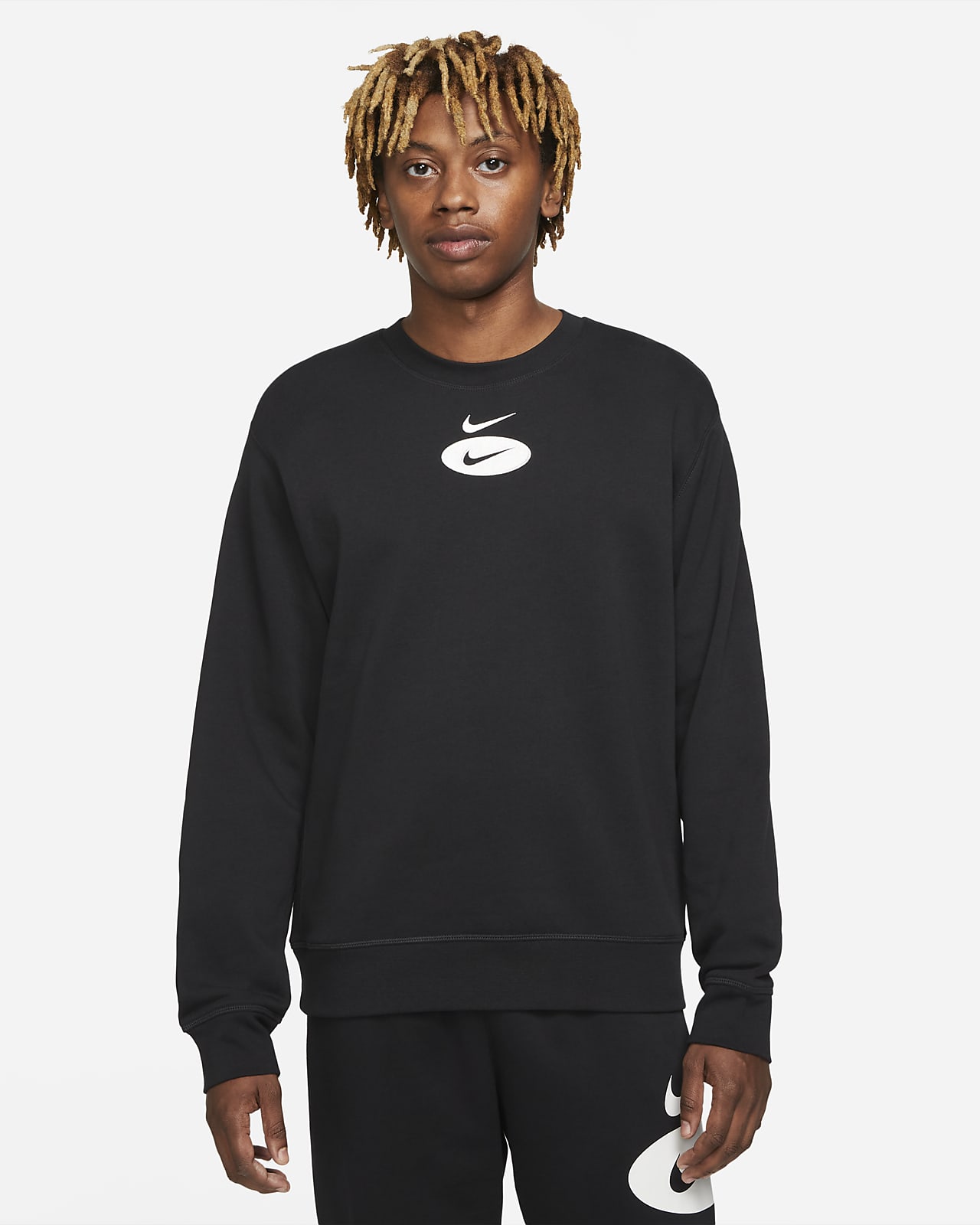 Nike Sportswear Swoosh League Men's Fleece Crew. Nike GB