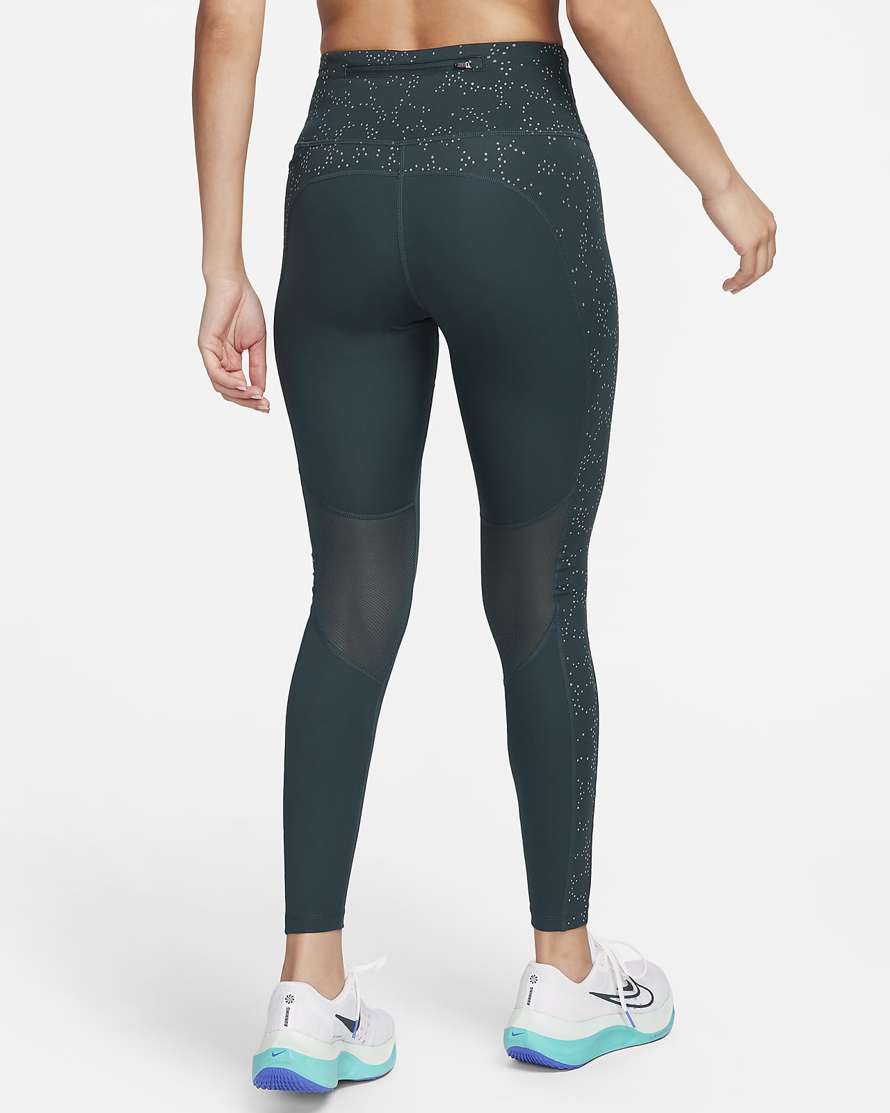 Nike Fast Women's Mid-Rise 7/8 Printed Leggings with Pockets. Nike AU