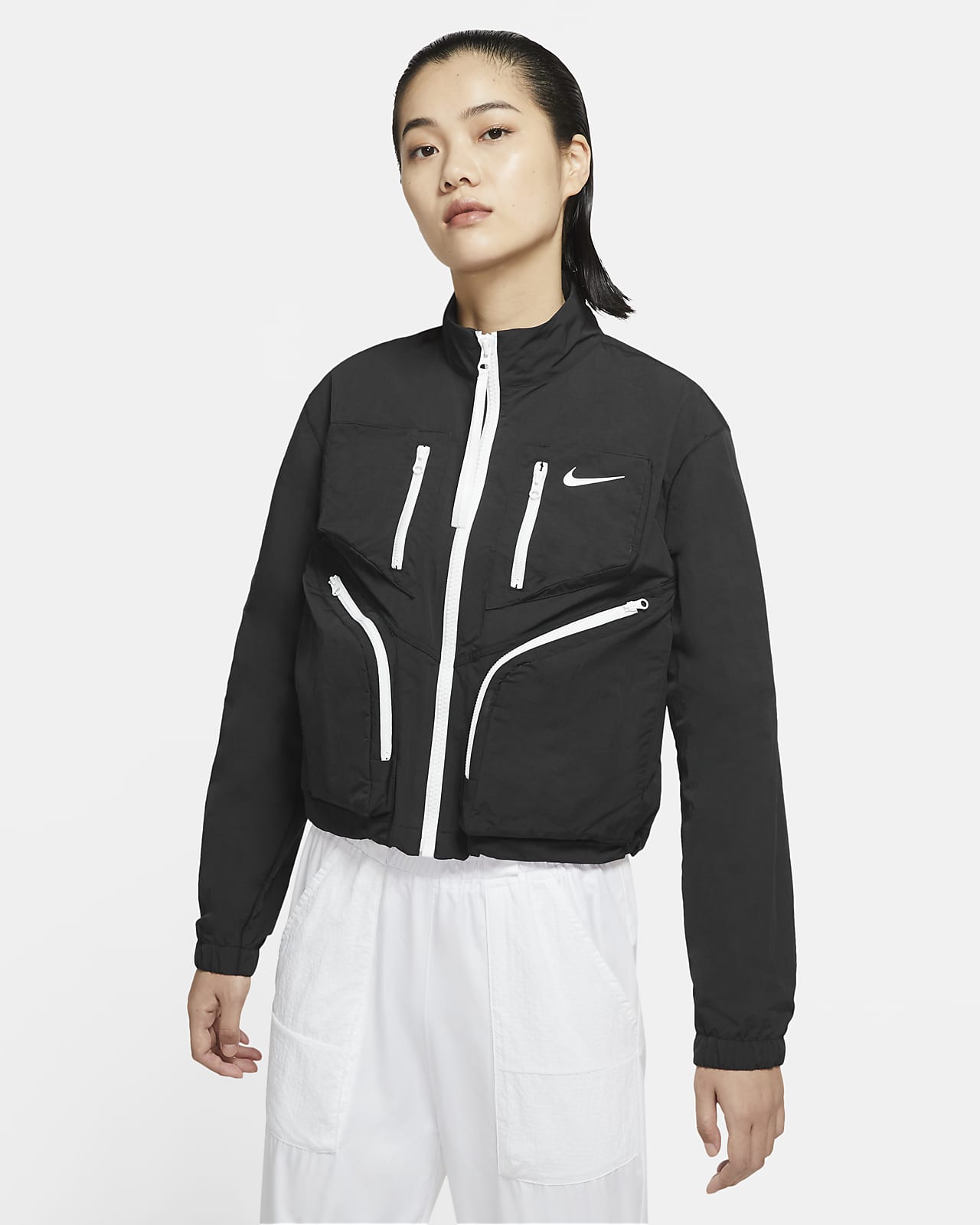 nike women's sportswear woven jacket