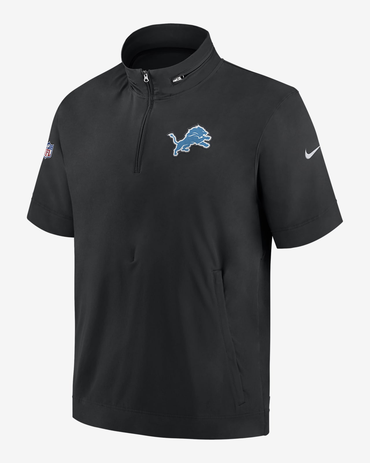 Nike Sideline Coach (NFL Detroit Lions) Men's Short-Sleeve Jacket
