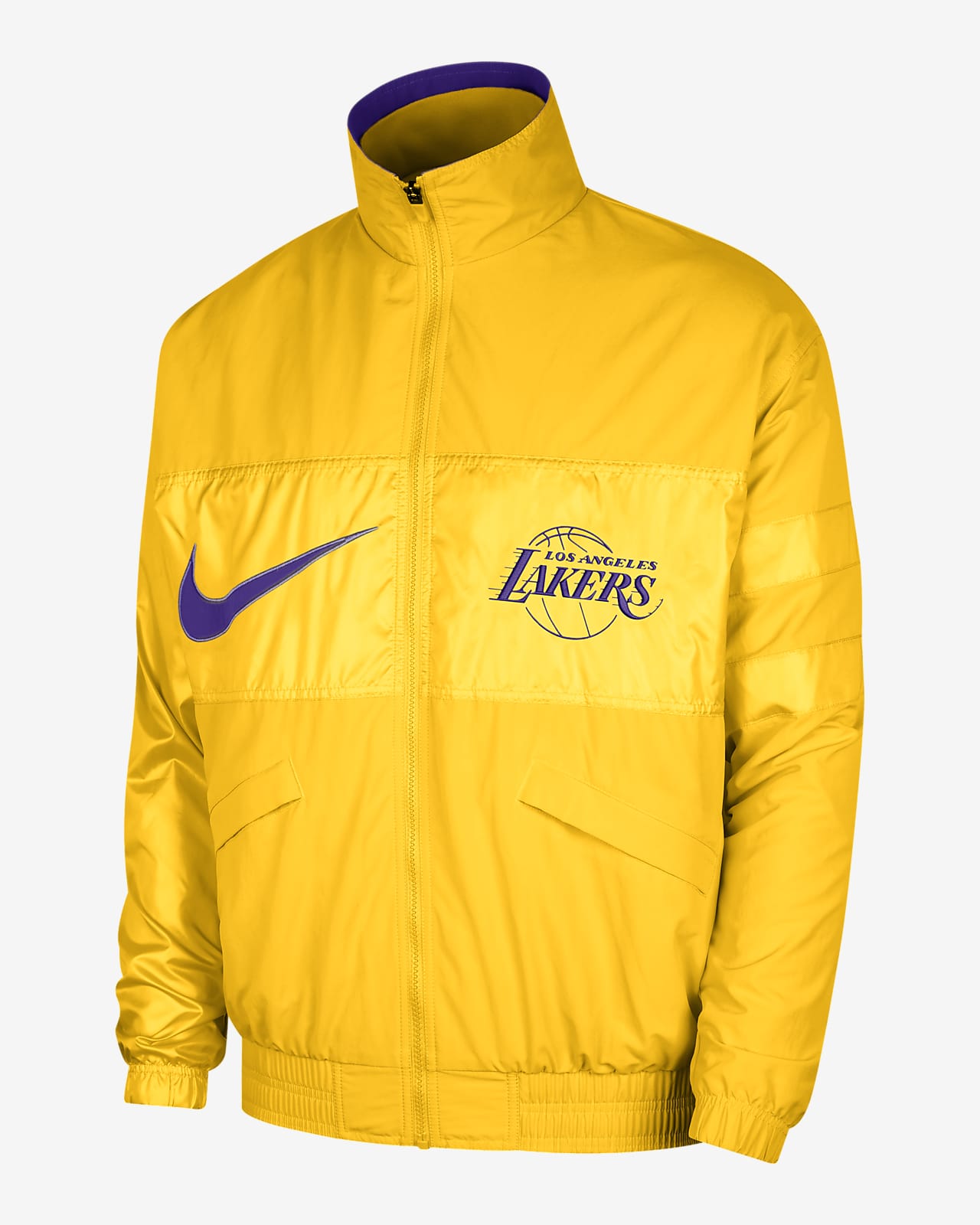 Nike, Jackets & Coats, Lakers Nike Therma Jacket Platinum Edition