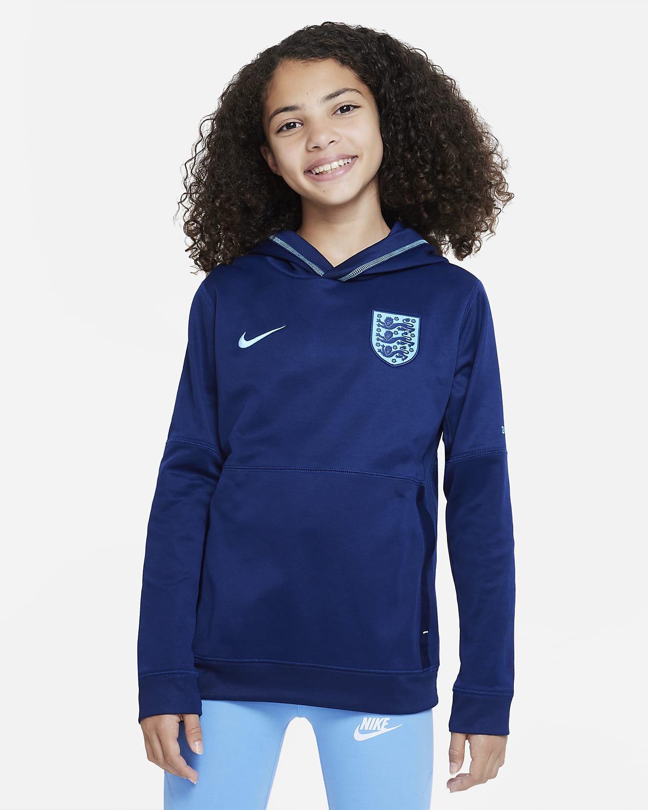 England Older Kids' Nike Pullover Football Hoodie