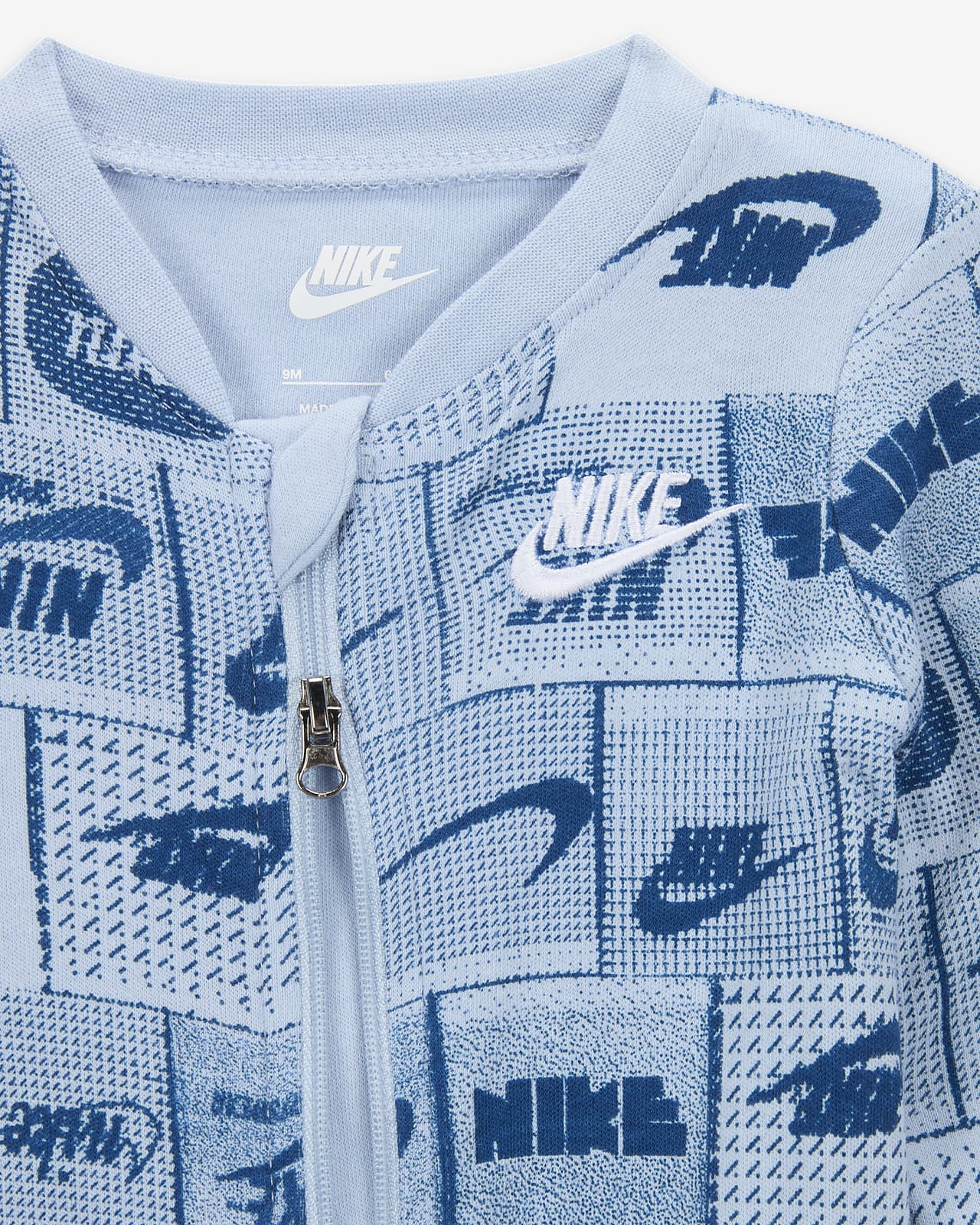 Nike Sportswear Club Baby (0-9M) Footed Coverall.