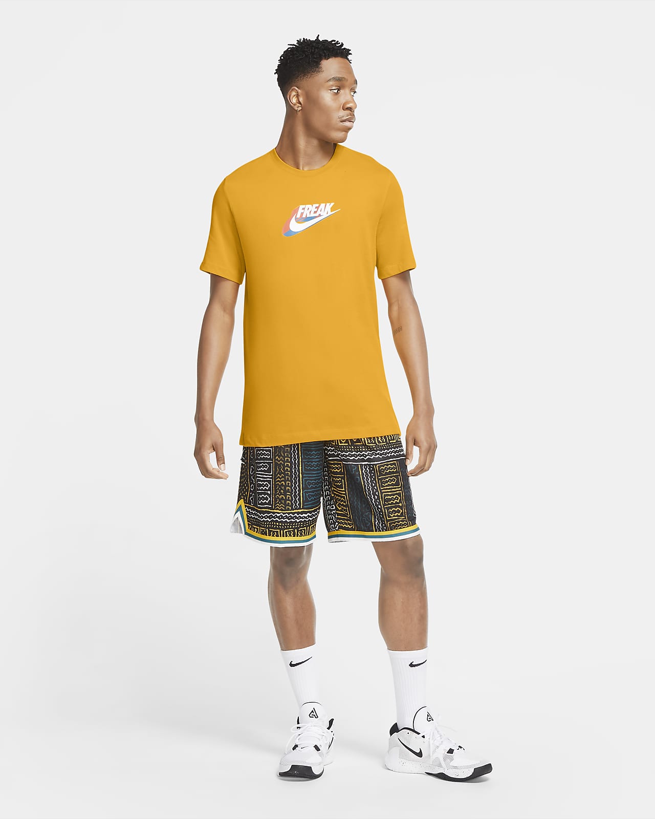 t shirt nike uomo giallo