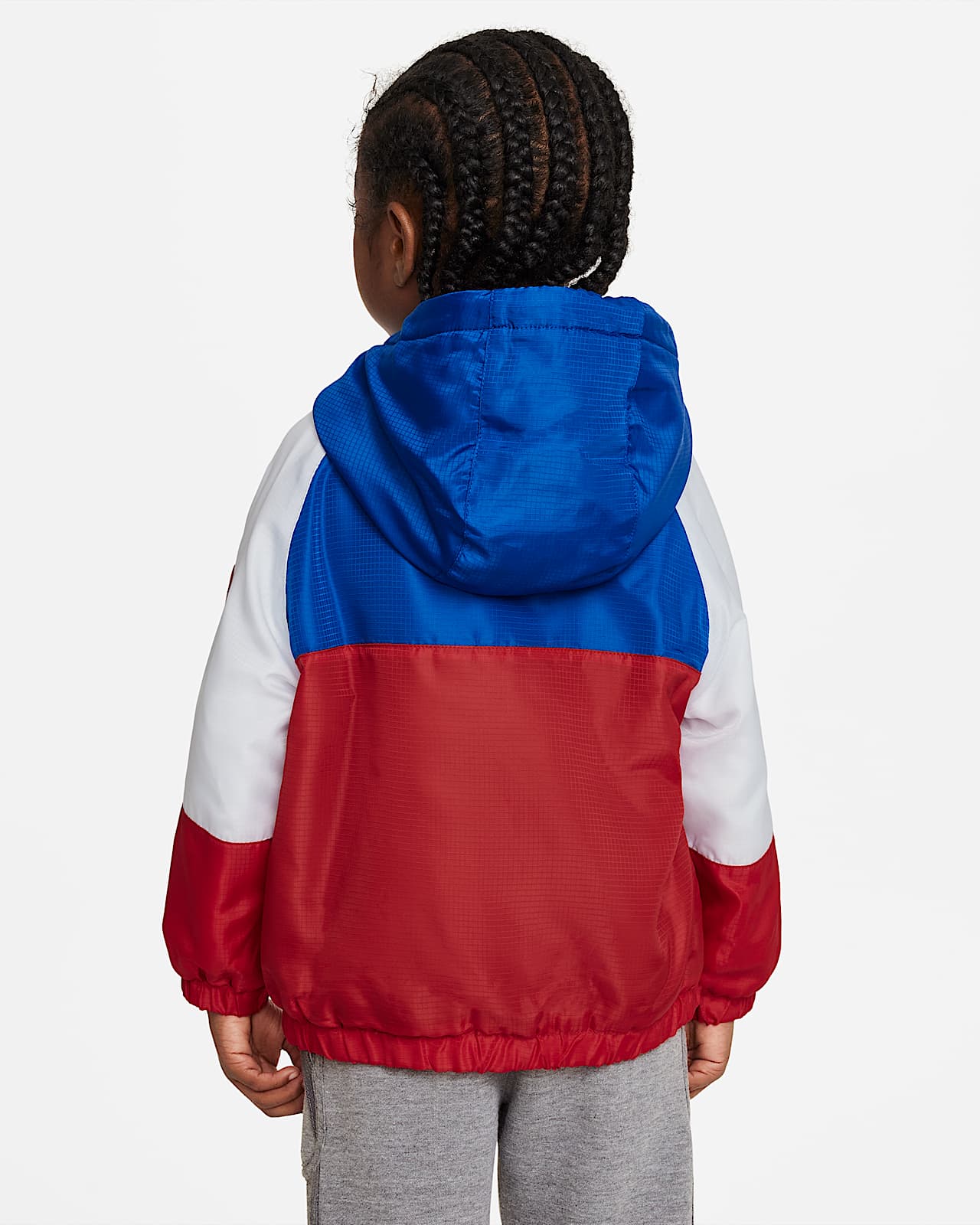 fleece lined windbreaker nike