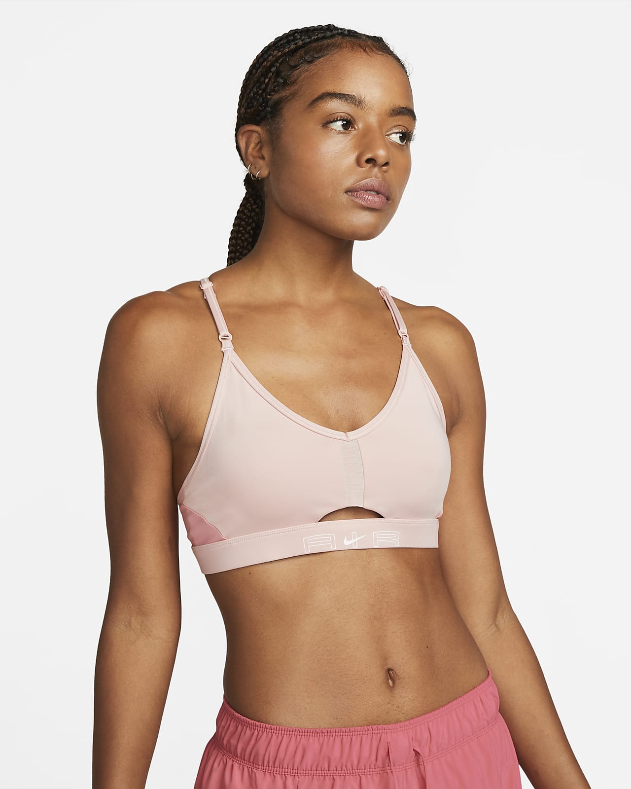 Nike Air Dri-FIT Indy Padded sport-bh met uitsnijdingen en lichte  ondersteuning. Nike NL