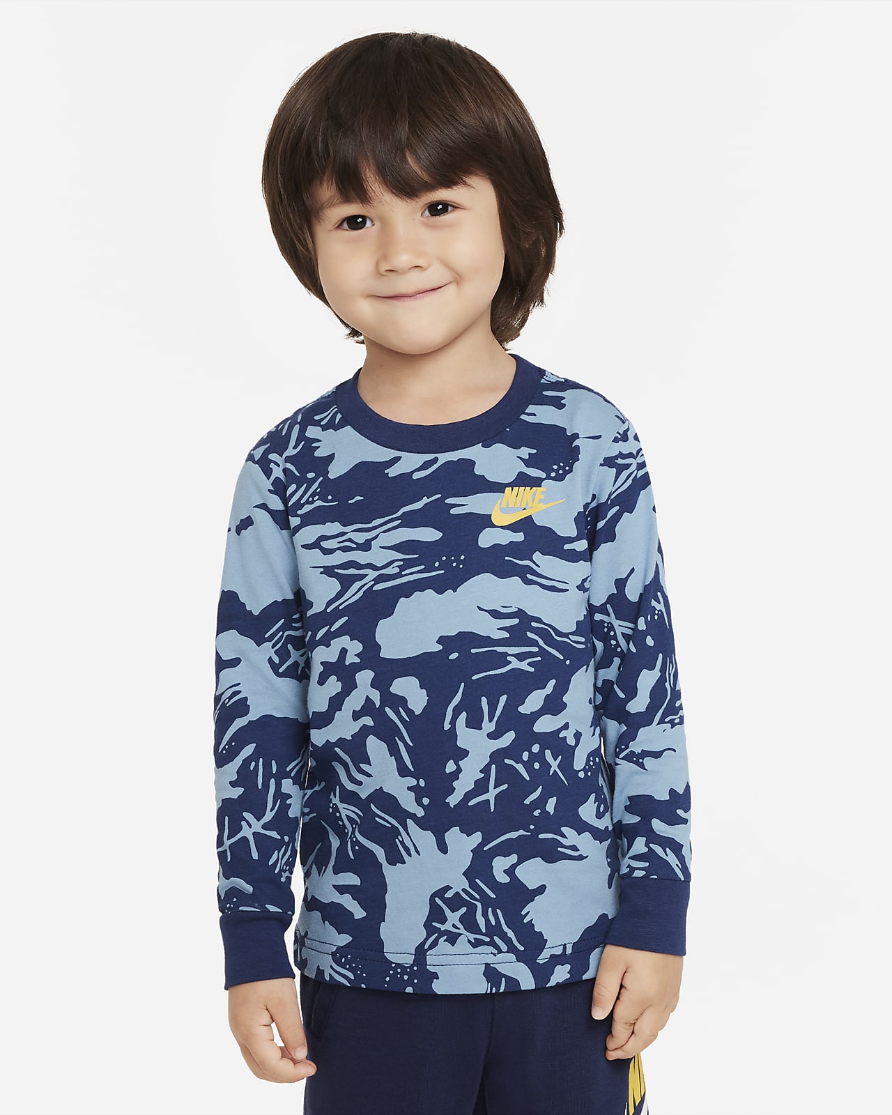 Toddler Camo Long Sleeve T-Shirt. Nike.com