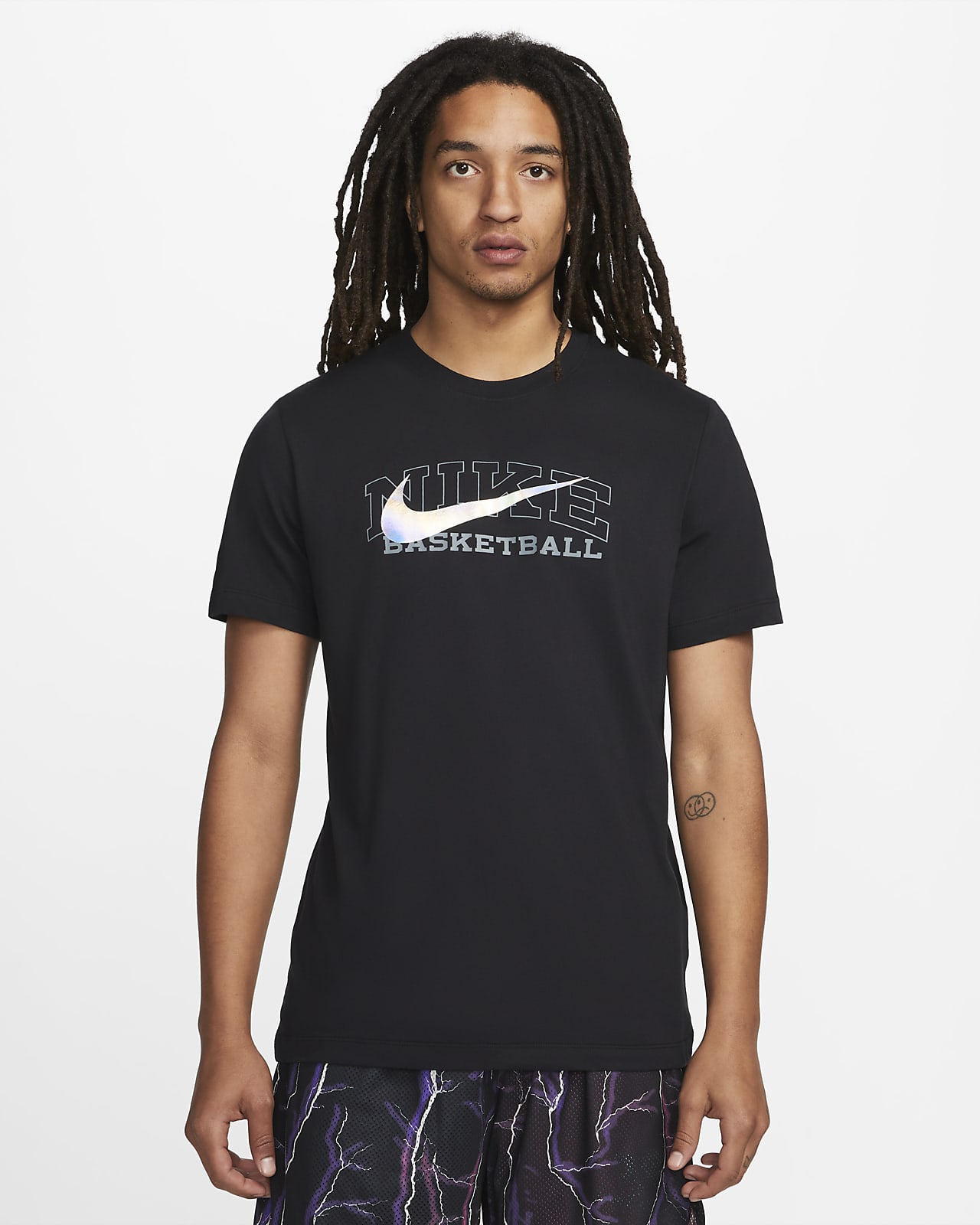 Trascendencia Canoa Señal Nike Dri-FIT Swoosh Men's Basketball T-Shirt. Nike.com