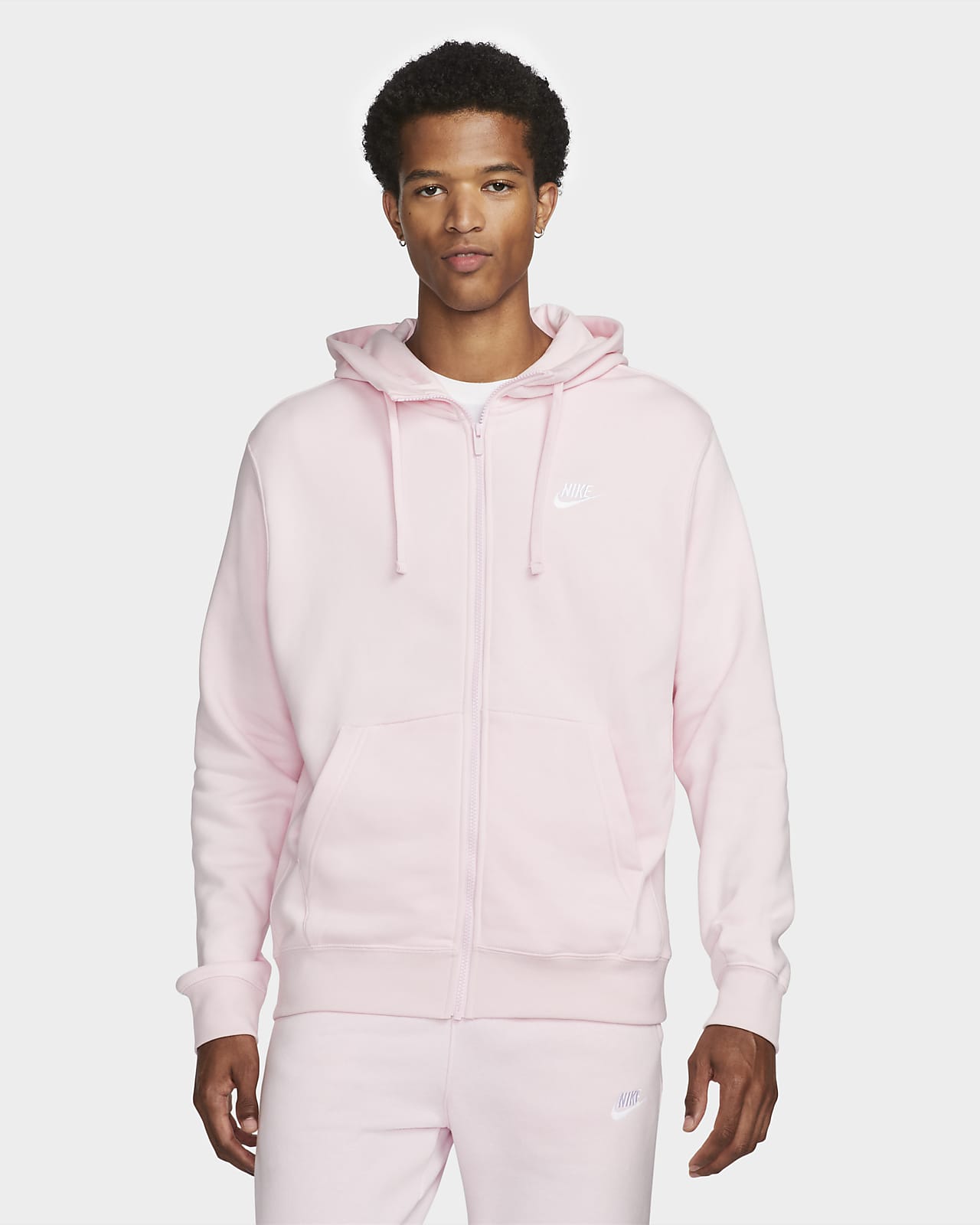 Nike Sportswear Club Fleece Men's Full-Zip Hoodie. Nike AT