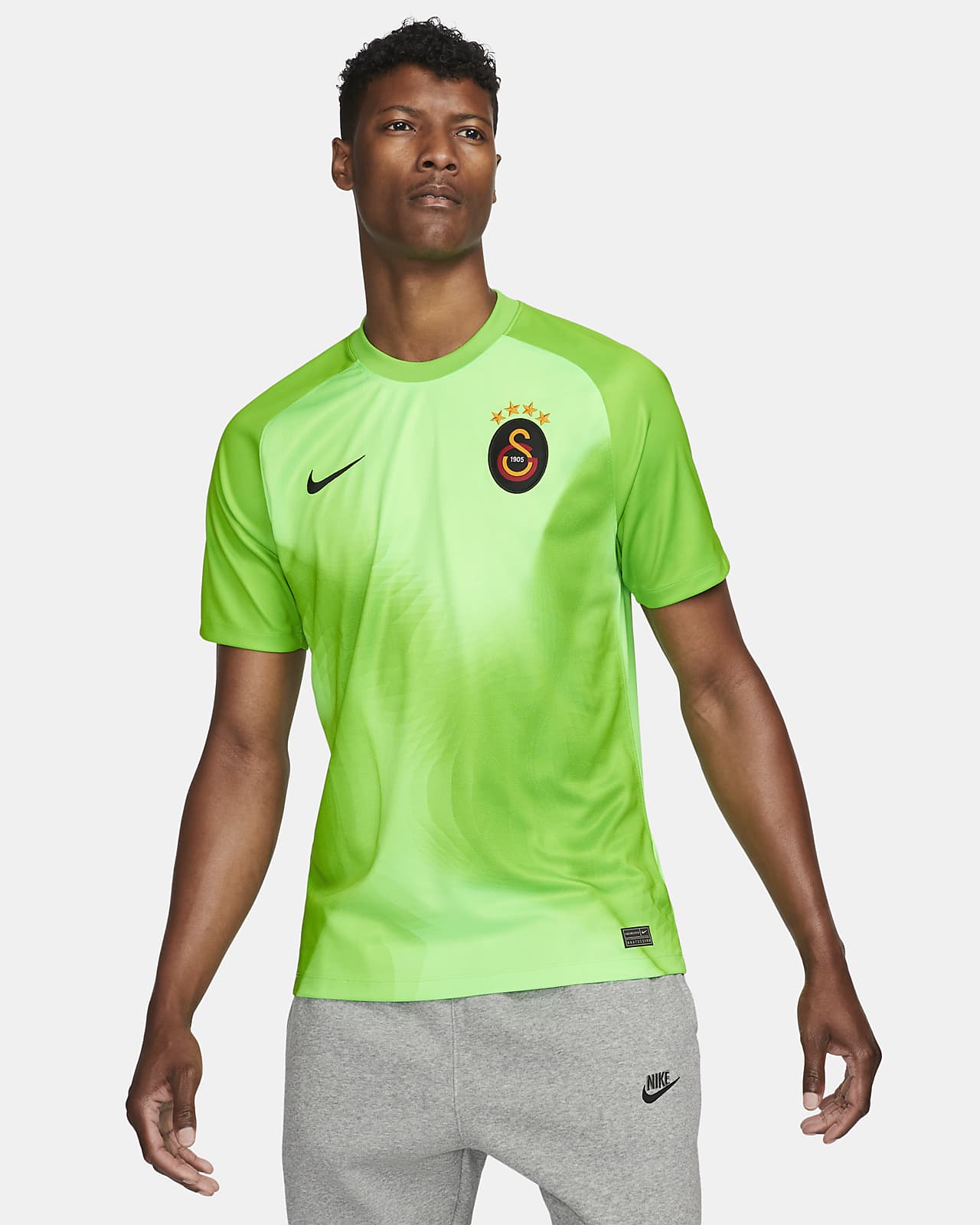 Equipación de portero Galatasaray 2022/23 Camiseta de fútbol de manga corta Nike Dri-FIT Hombre. Nike ES
