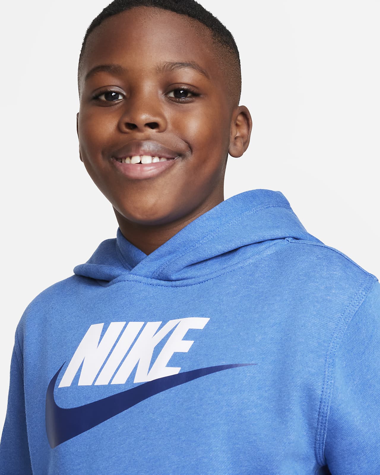 Nike Sportswear Club Fleece Big Kids' (Boys') Pullover Hoodie (Extended ...