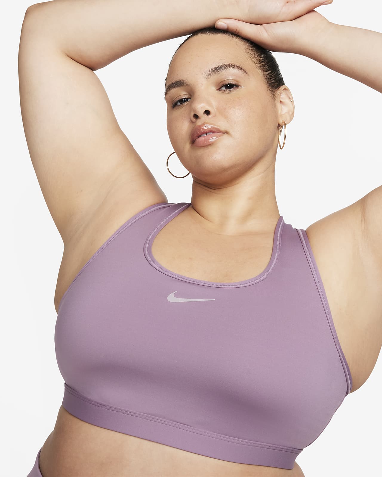 Verpersoonlijking Om te mediteren zwaar Nike Swoosh Medium Support Women's Padded Sports Bra (Plus Size). Nike.com