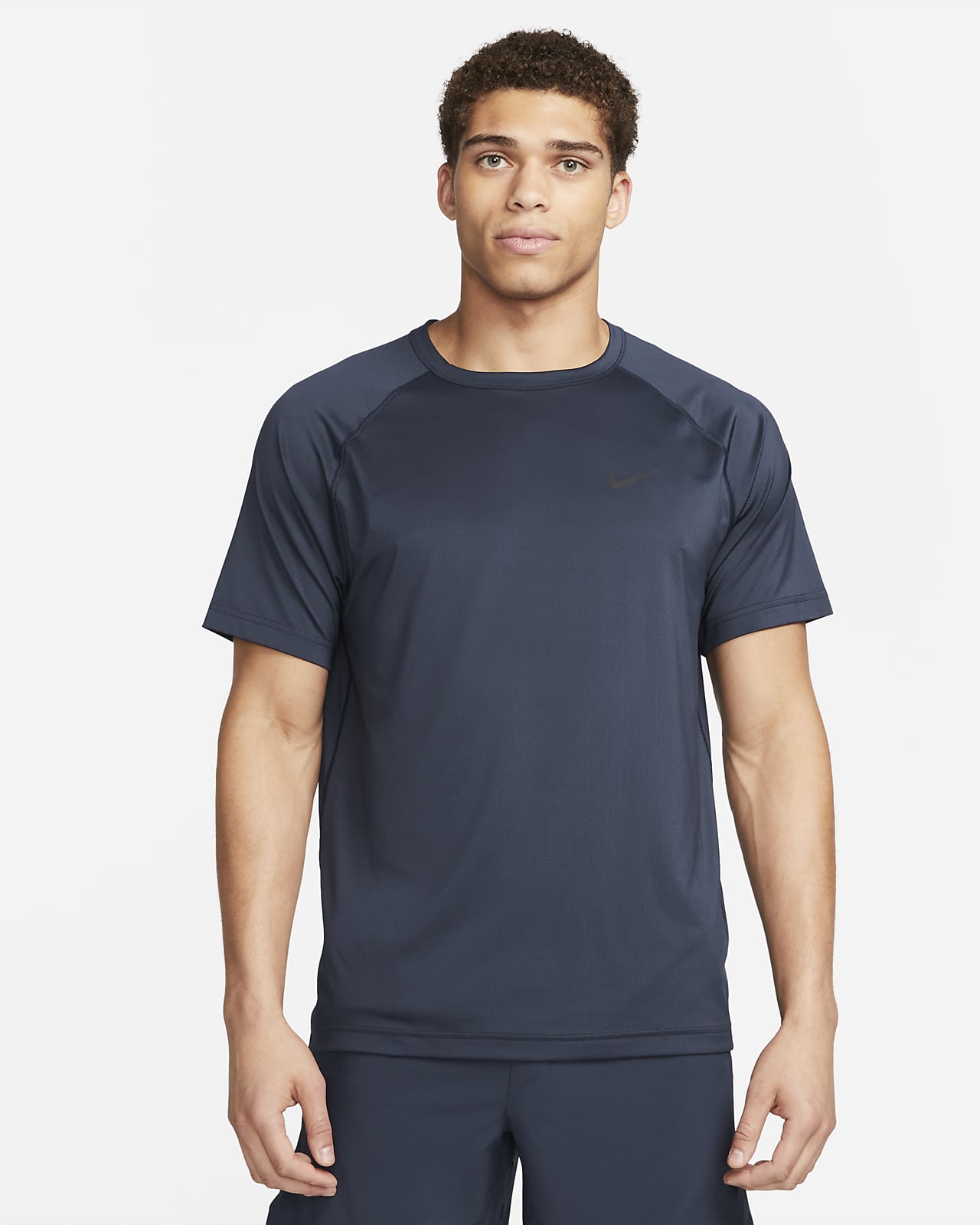 Nike Ready Dri-FIT Kısa Kollu Erkek Fitness Üstü