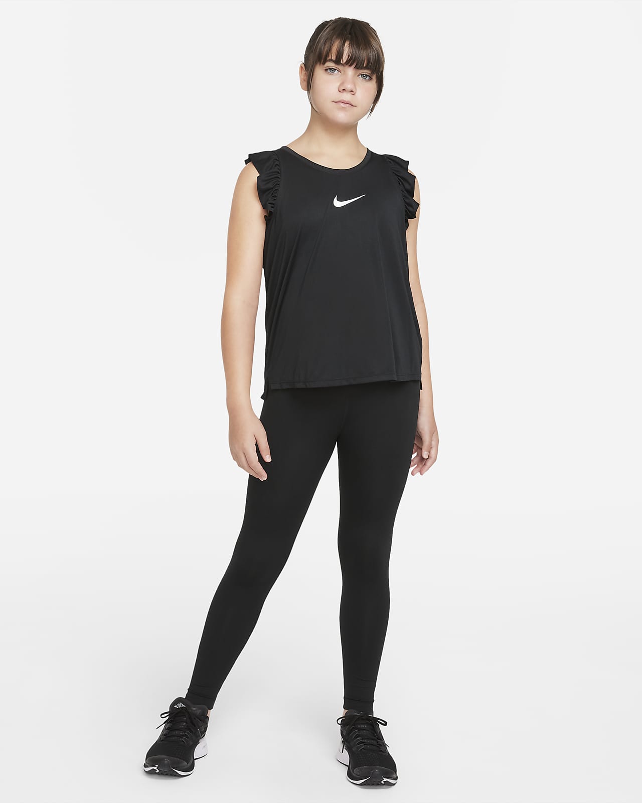 Camiseta tirantes de entrenamiento para niñas Nike One (talla amplia). Nike.com