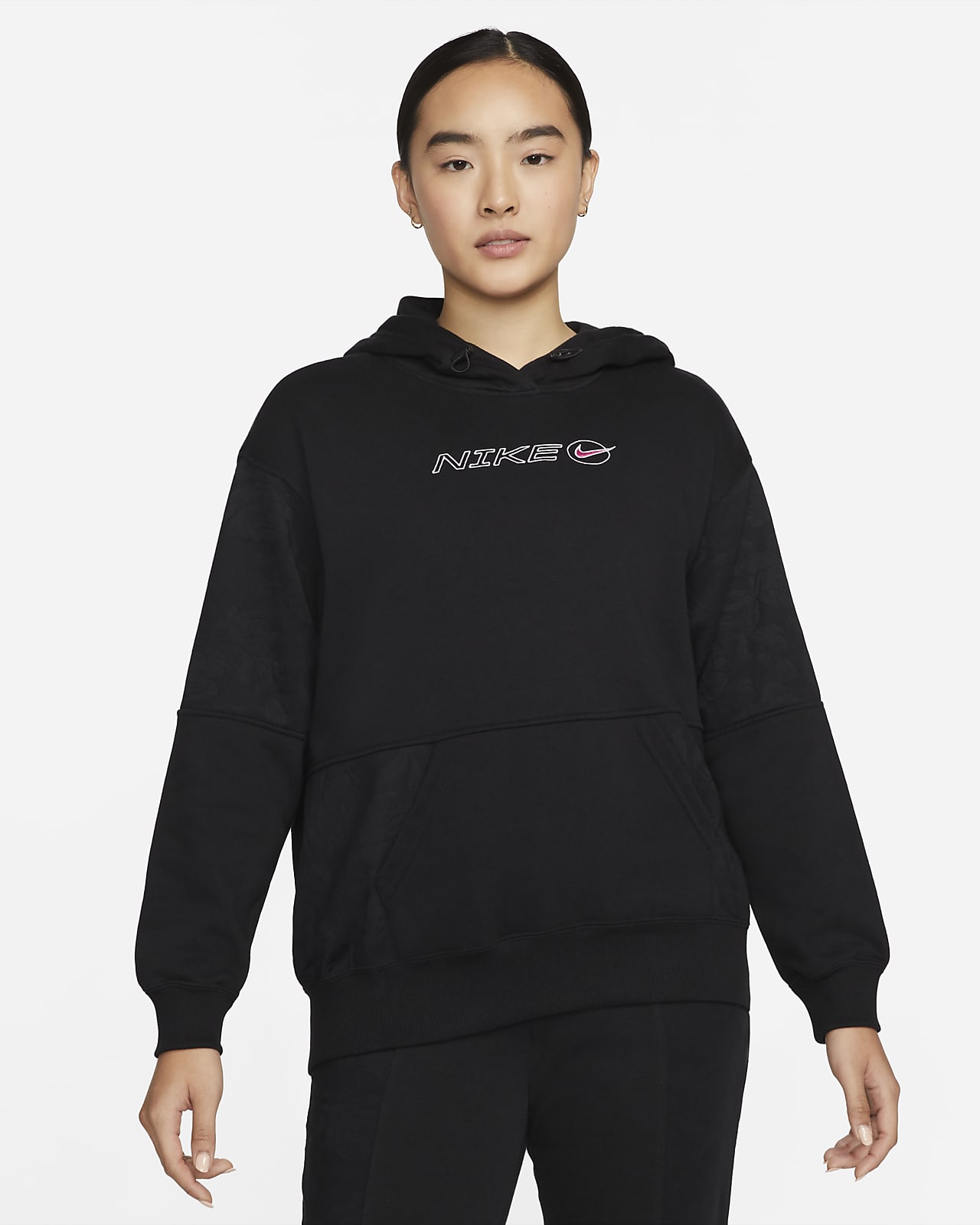 white nike pullover women's