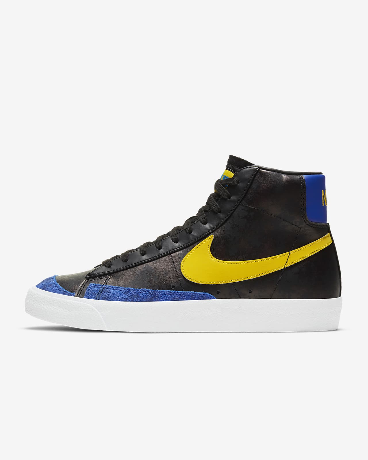 mens black and yellow nike shoes