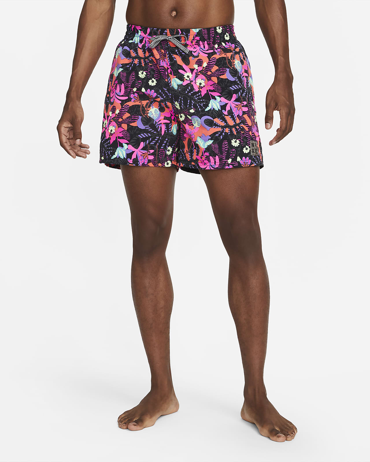 Traje de baño tipo short de voleibol 13 cm para hombre Nike Electric Floral. Nike.com