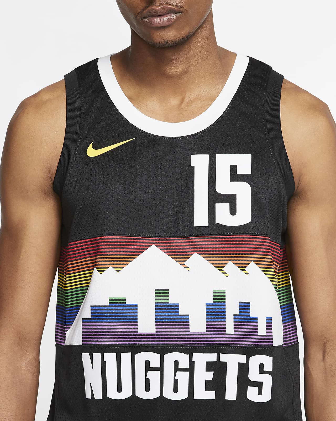 Nike Men's Nikola Jokic Denver Nuggets City Swingman Jersey 2018 - Macy's