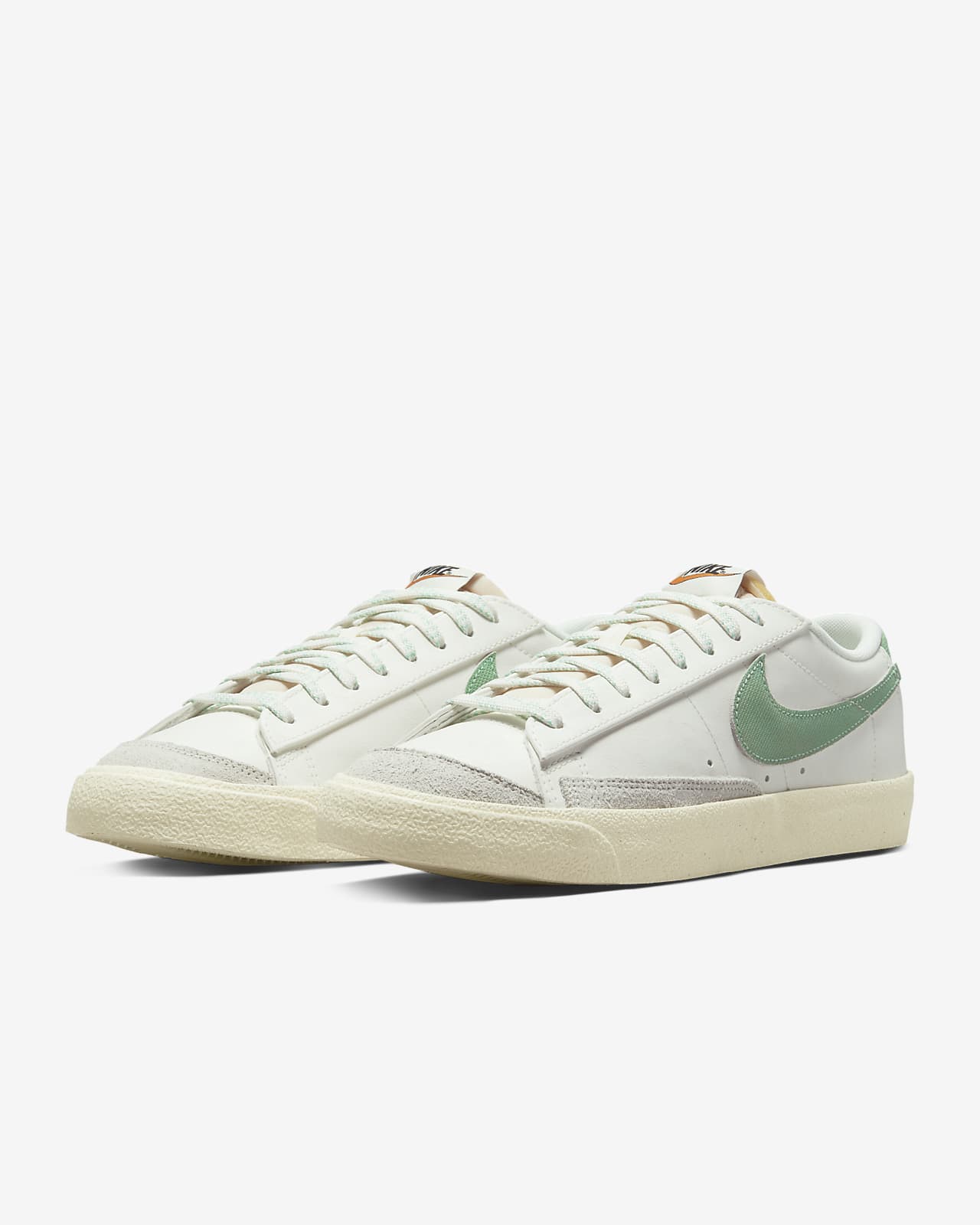 green low top nike blazers