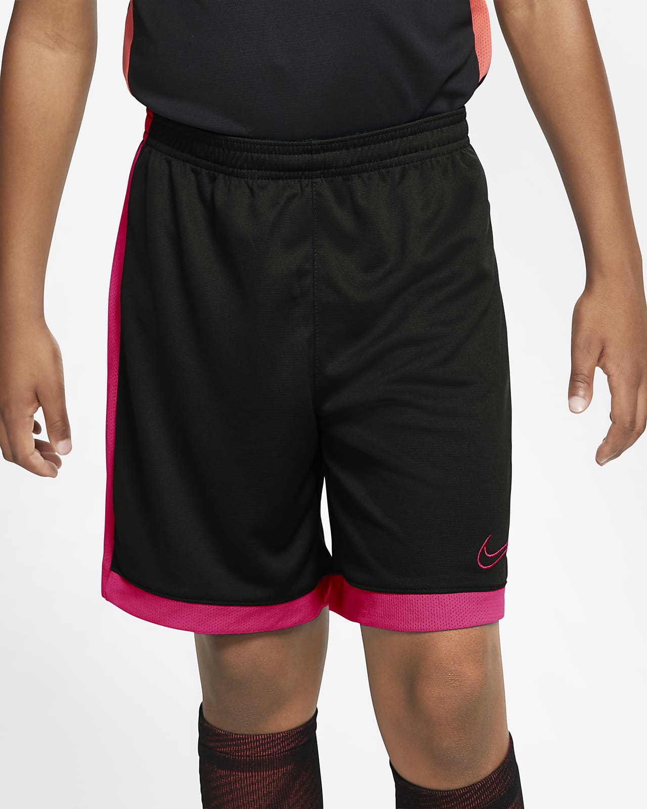 black and pink nike shorts