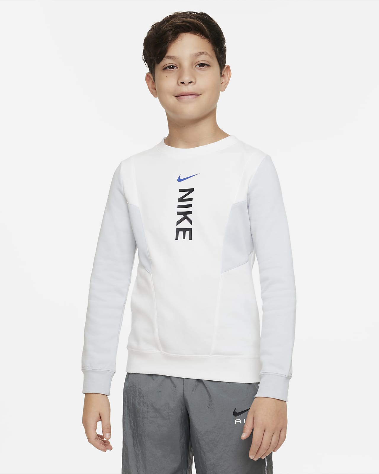 overzee Fietstaxi Scharnier Nike Sportswear Hybrid Fleece sweatshirt voor jongens. Nike NL