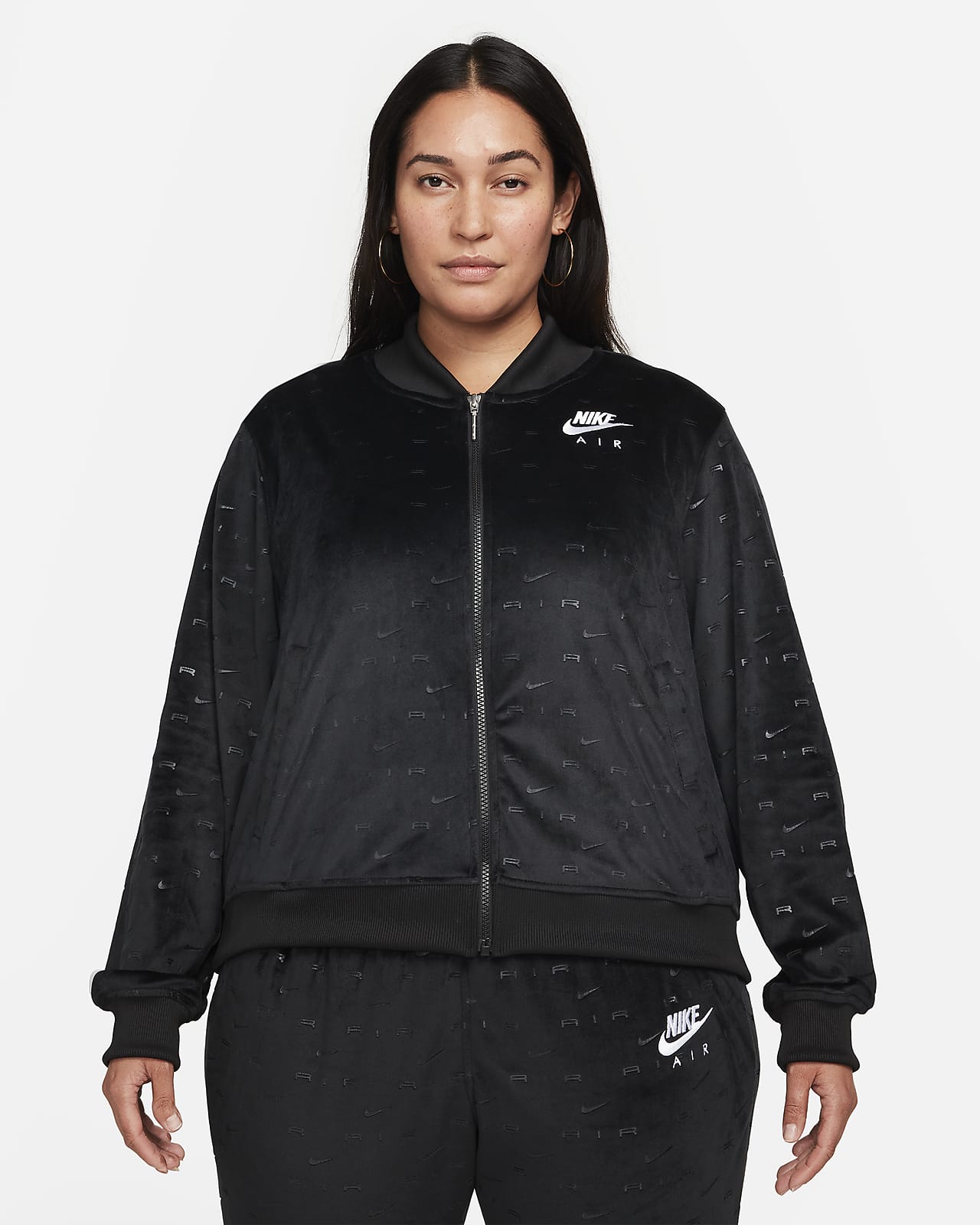 Nike Air Velours damesjack (grote maten). Nike NL